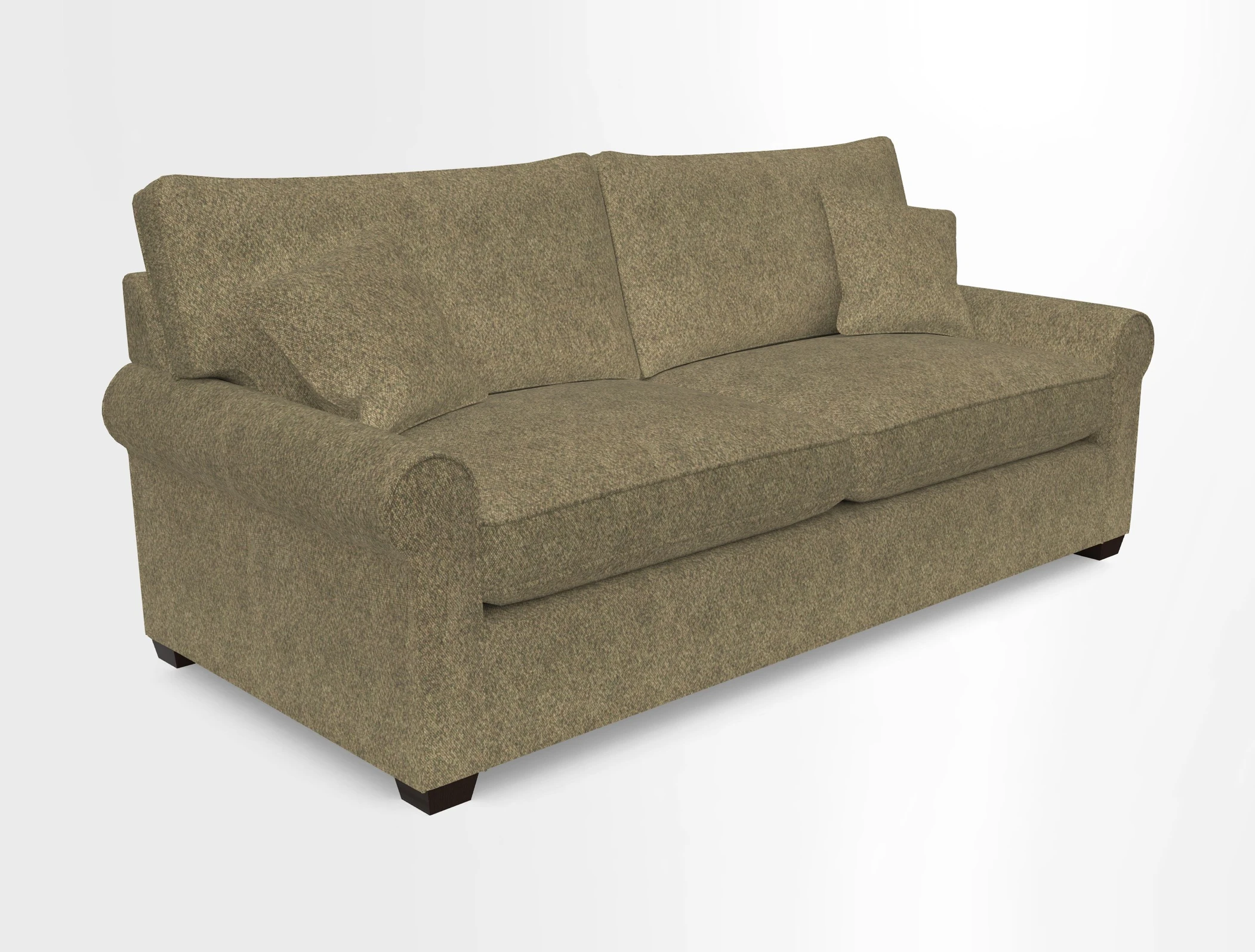 Bignor 3 Seater Sofa in V&A Drawn From Nature Oak Tree Gold. Loose cover option available