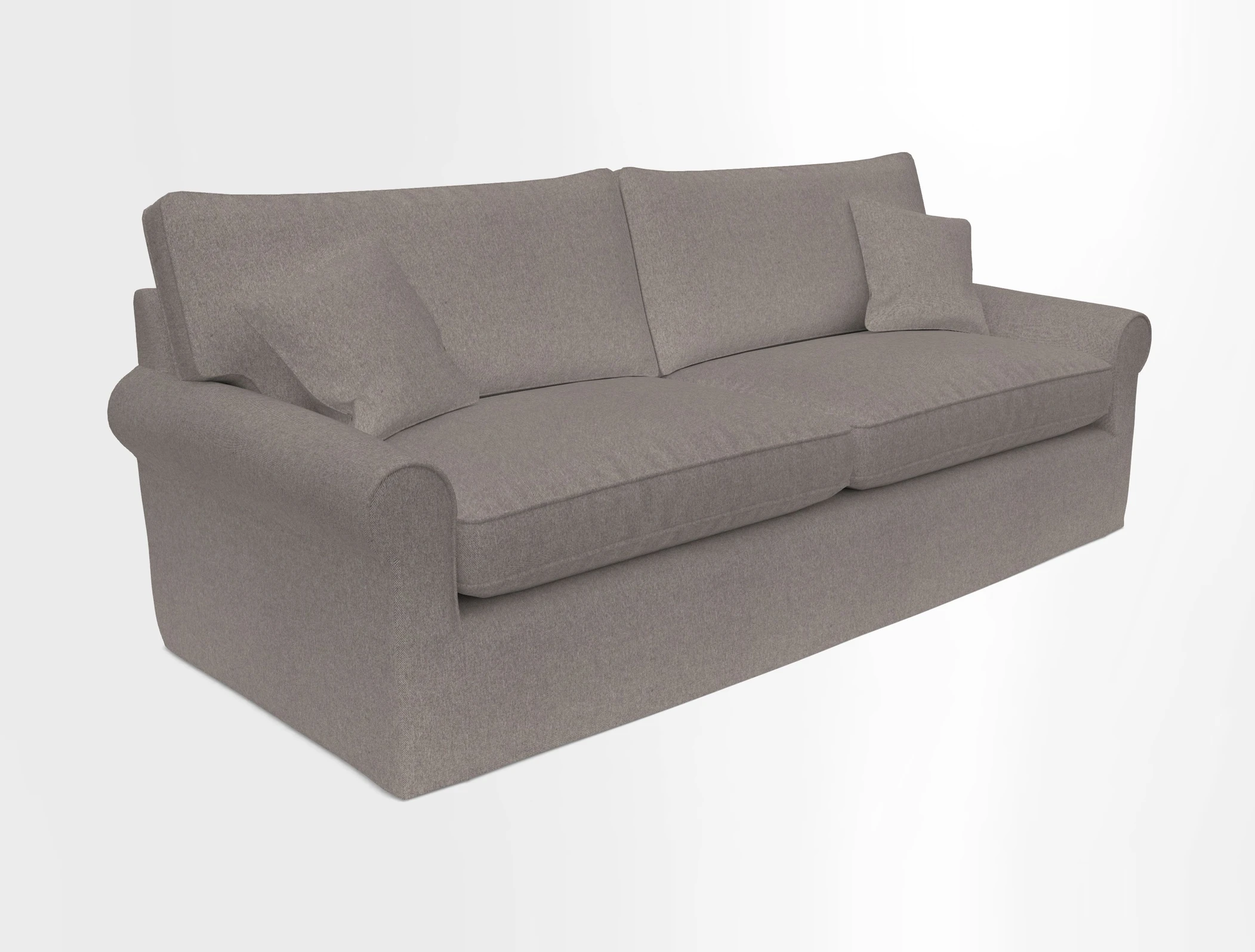 Bignor 3 Seater Sofa in V&A Drawn From Nature Oak Tree Gold. Loose cover option available