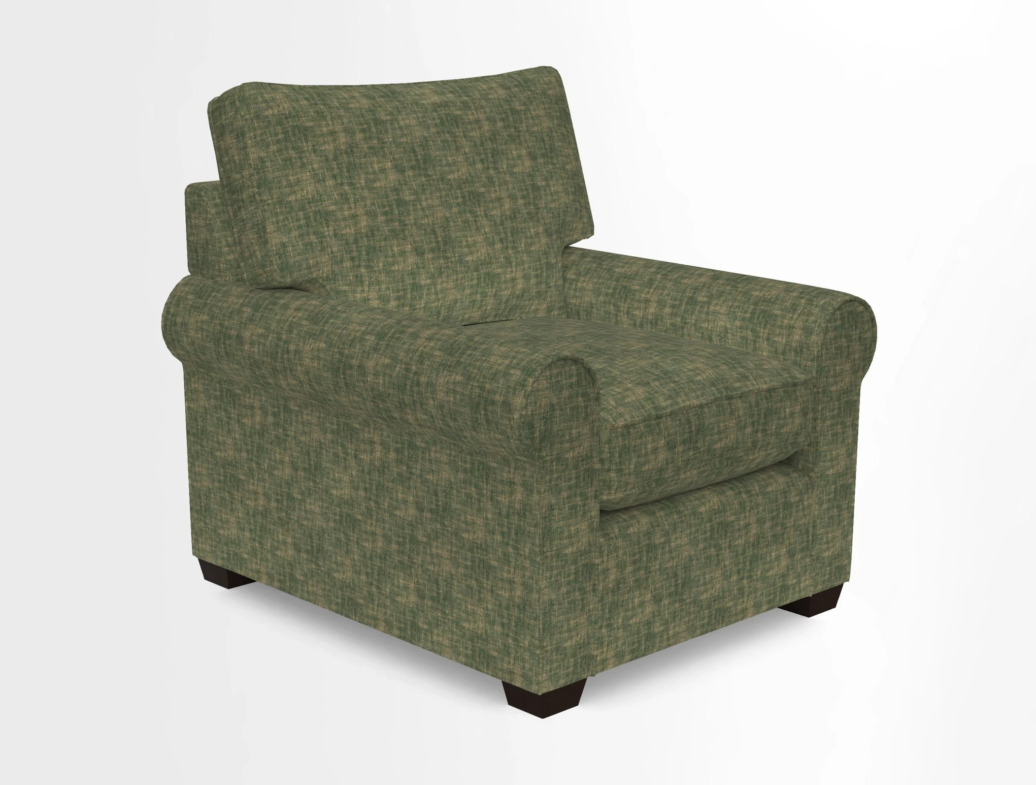 Bignor Chair in Two Tone Plain Biscuit. Loose cover option available