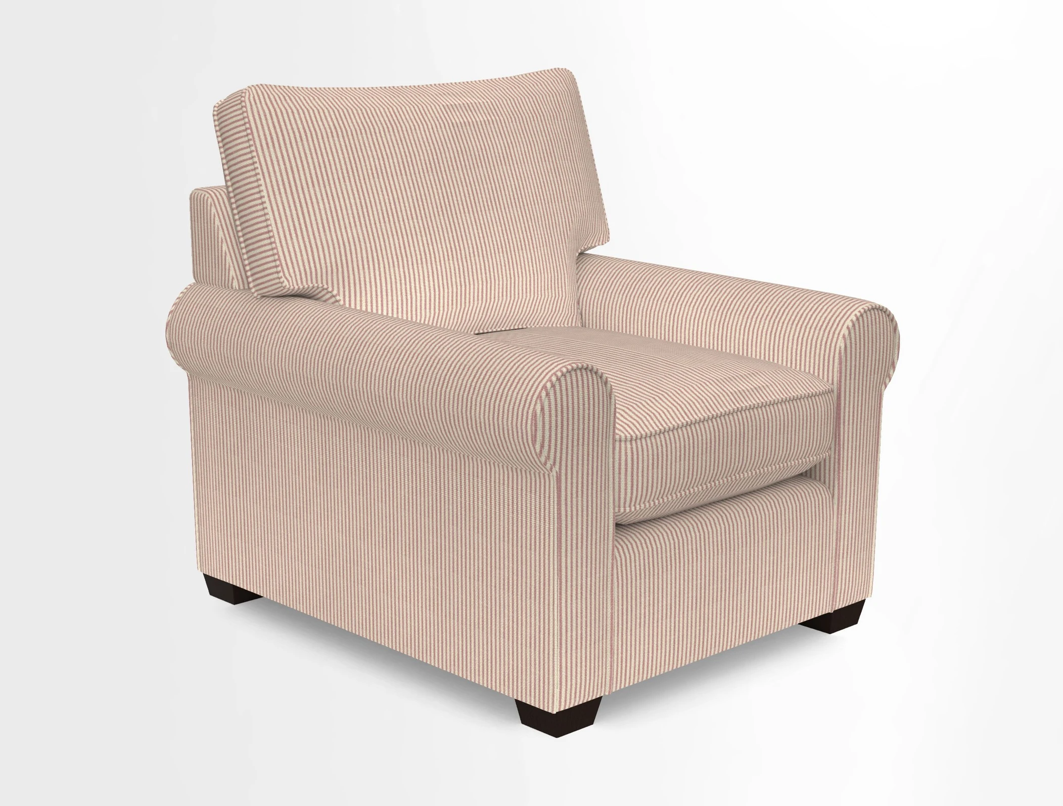 Bignor Chair in Two Tone Plain Biscuit. Loose cover option available