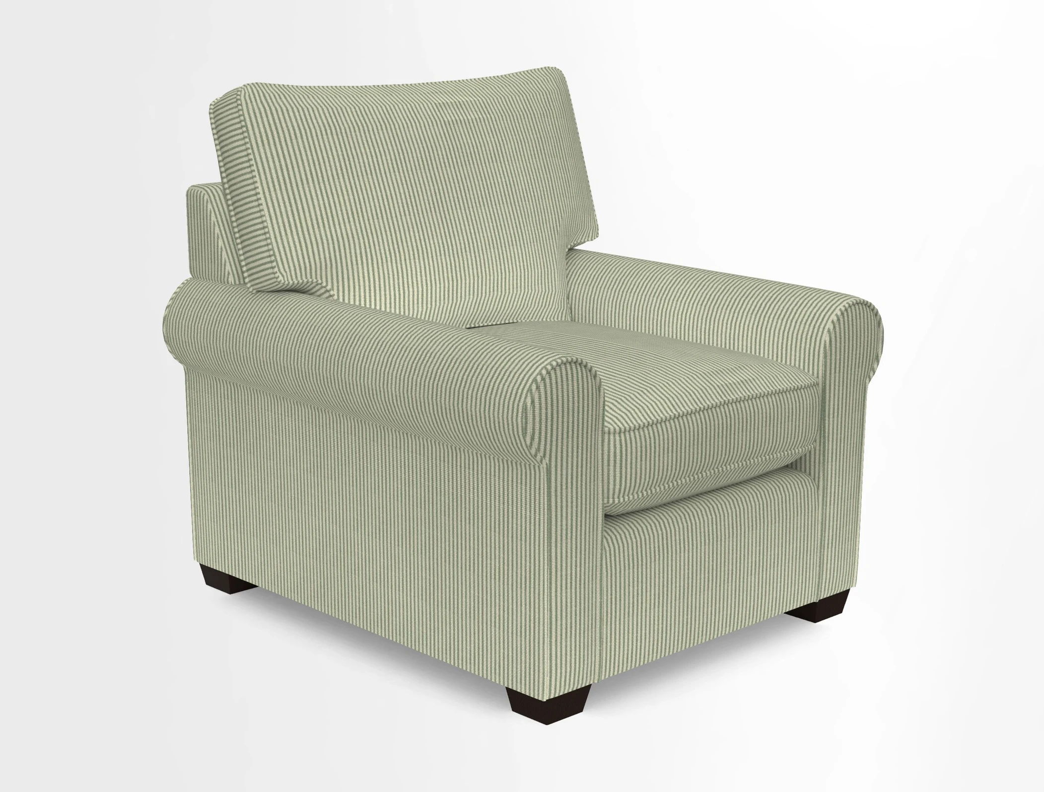 Bignor Chair in Two Tone Plain Biscuit. Loose cover option available