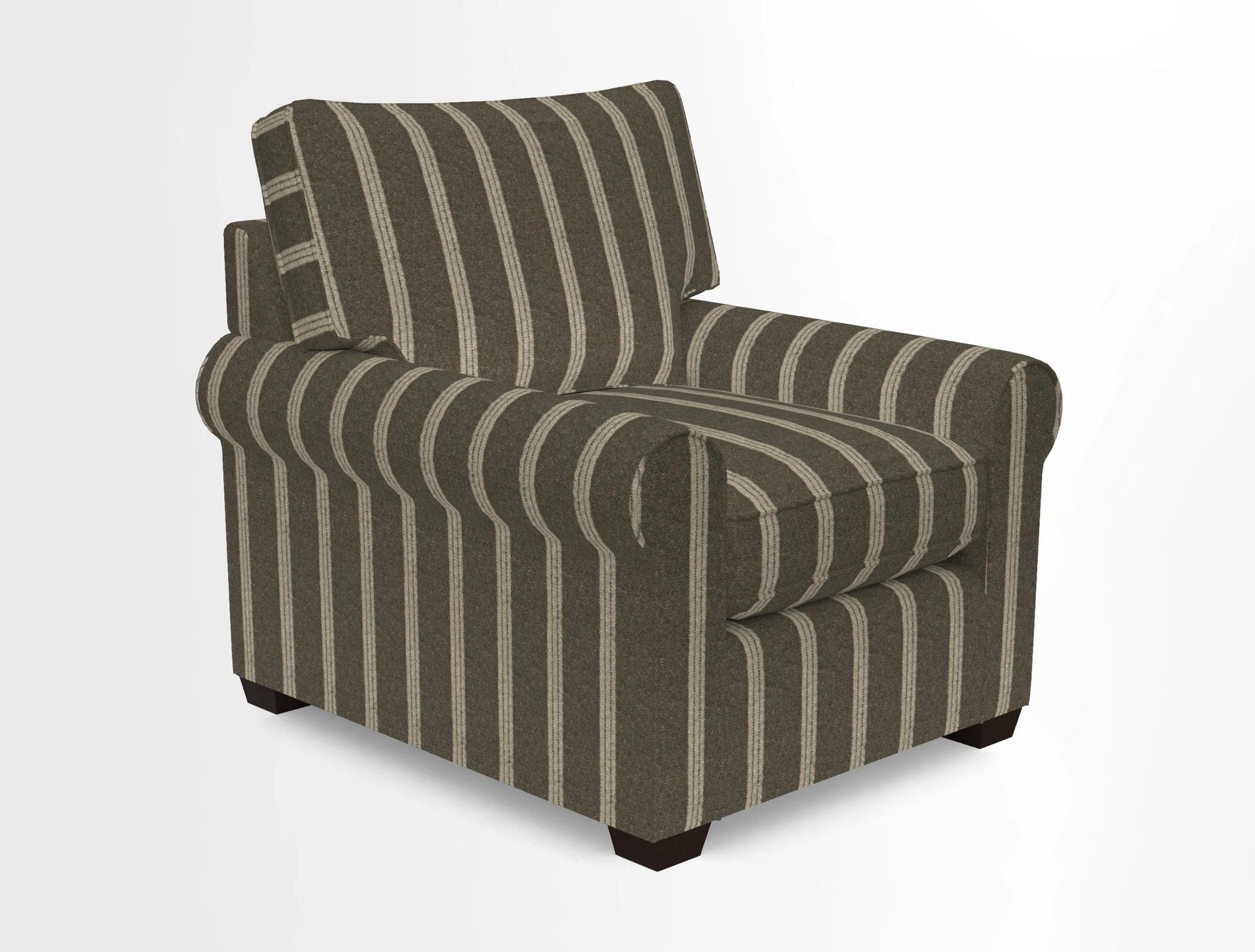 Bignor Chair in Two Tone Plain Biscuit. Loose cover option available