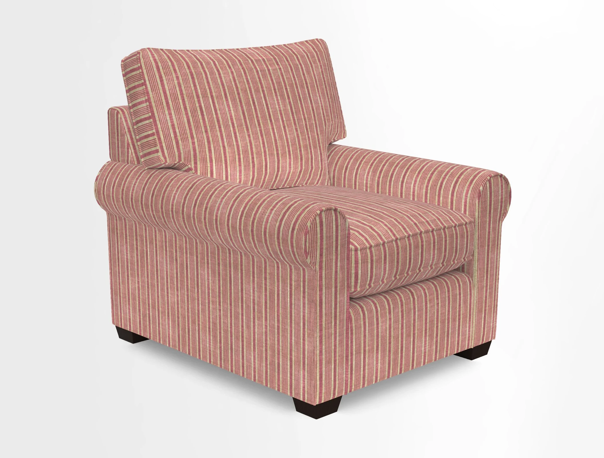 Bignor Chair in Two Tone Plain Biscuit. Loose cover option available