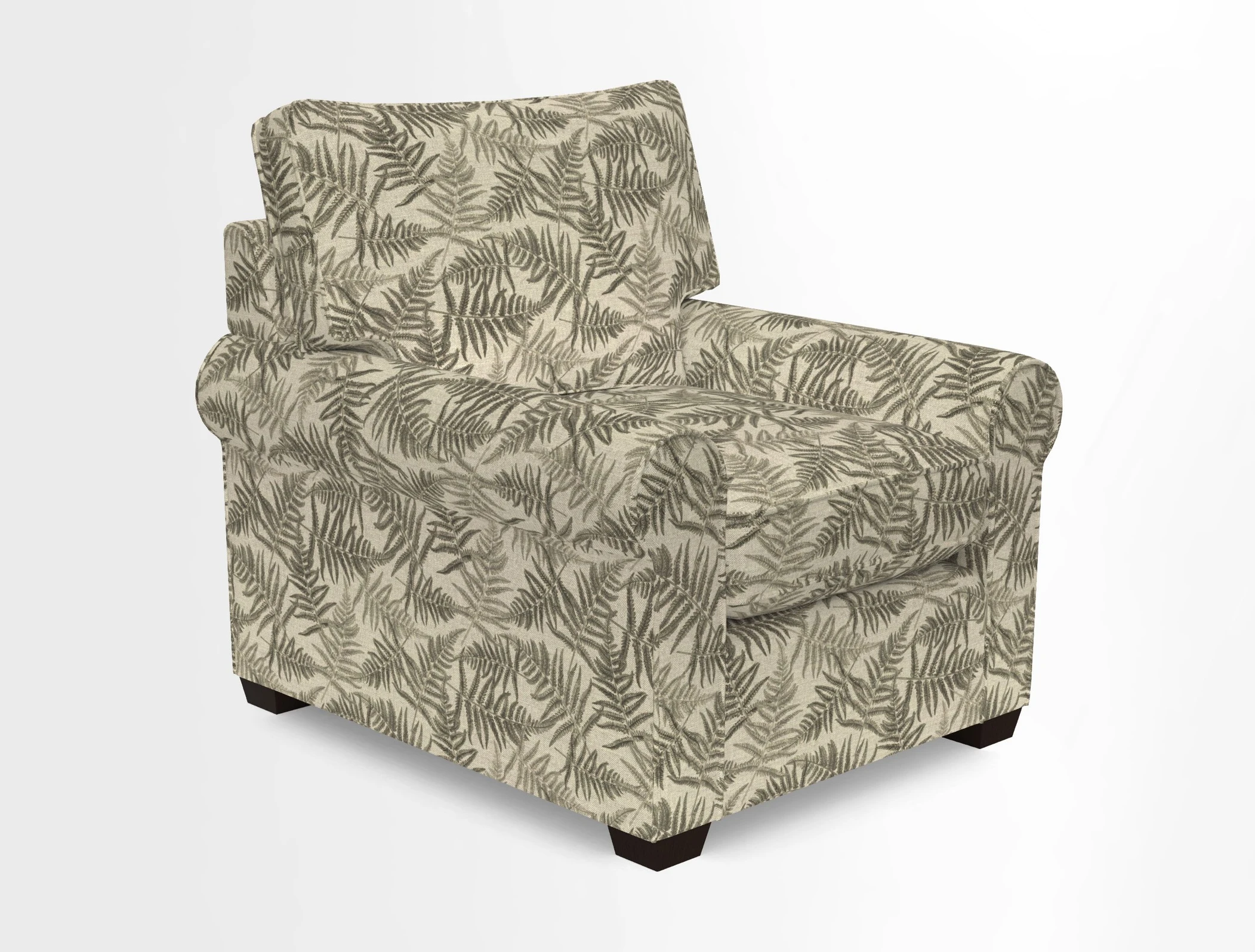 Bignor Chair in Two Tone Plain Biscuit. Loose cover option available