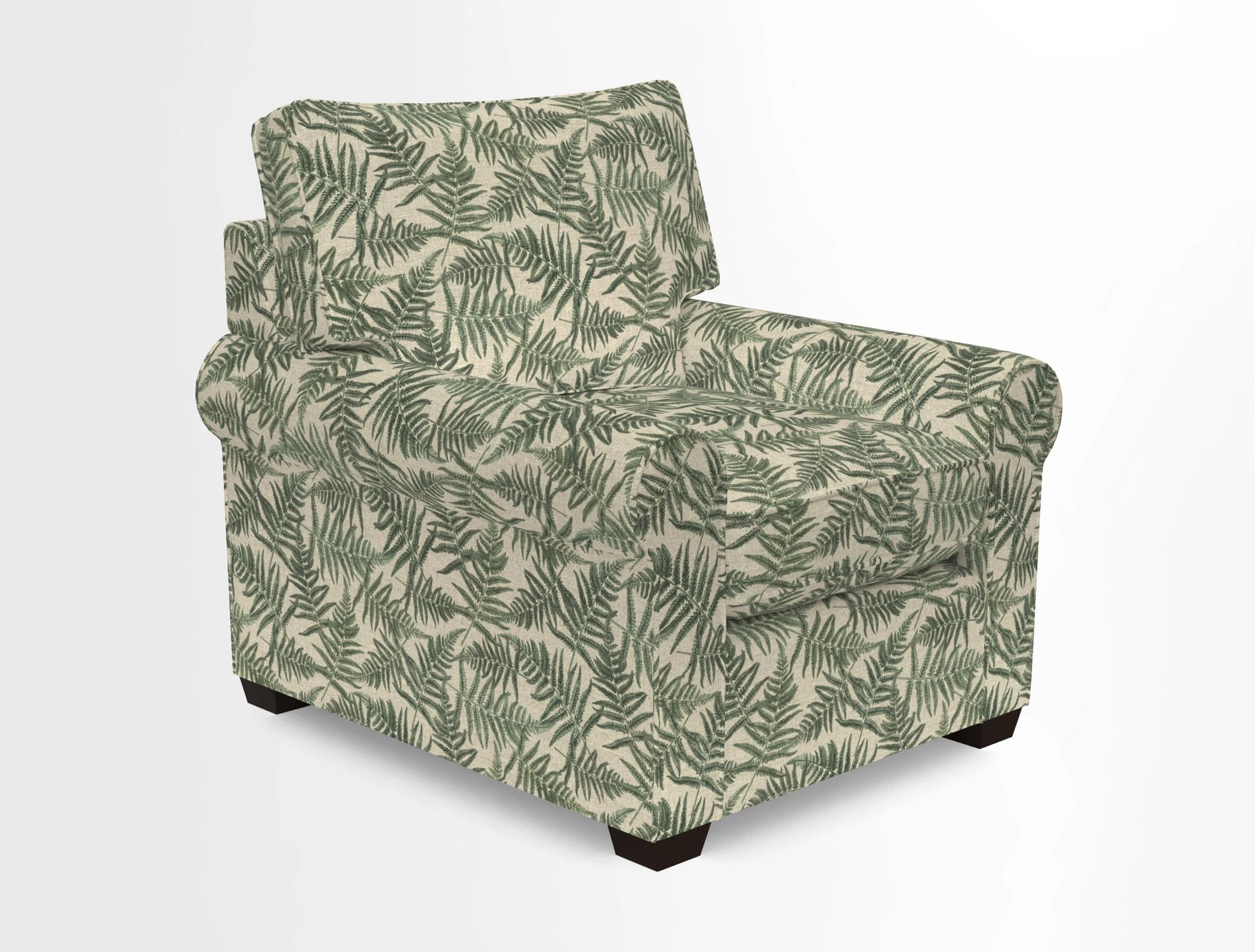 Bignor Chair in Two Tone Plain Biscuit. Loose cover option available