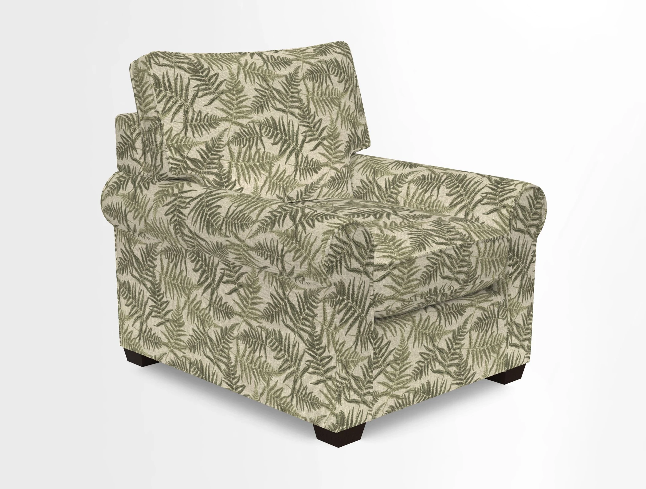 Bignor Chair in Two Tone Plain Biscuit. Loose cover option available