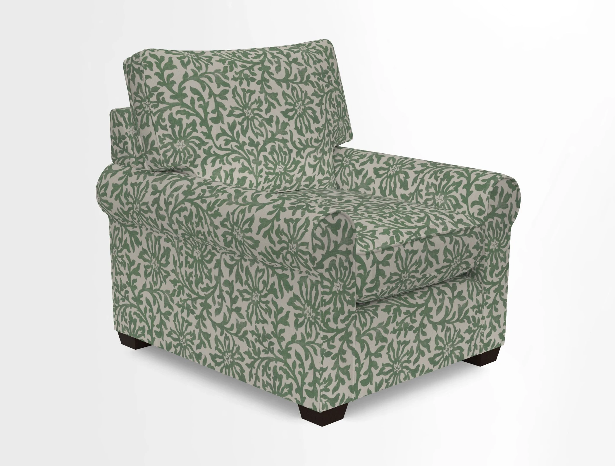 Bignor Chair in Two Tone Plain Biscuit. Loose cover option available