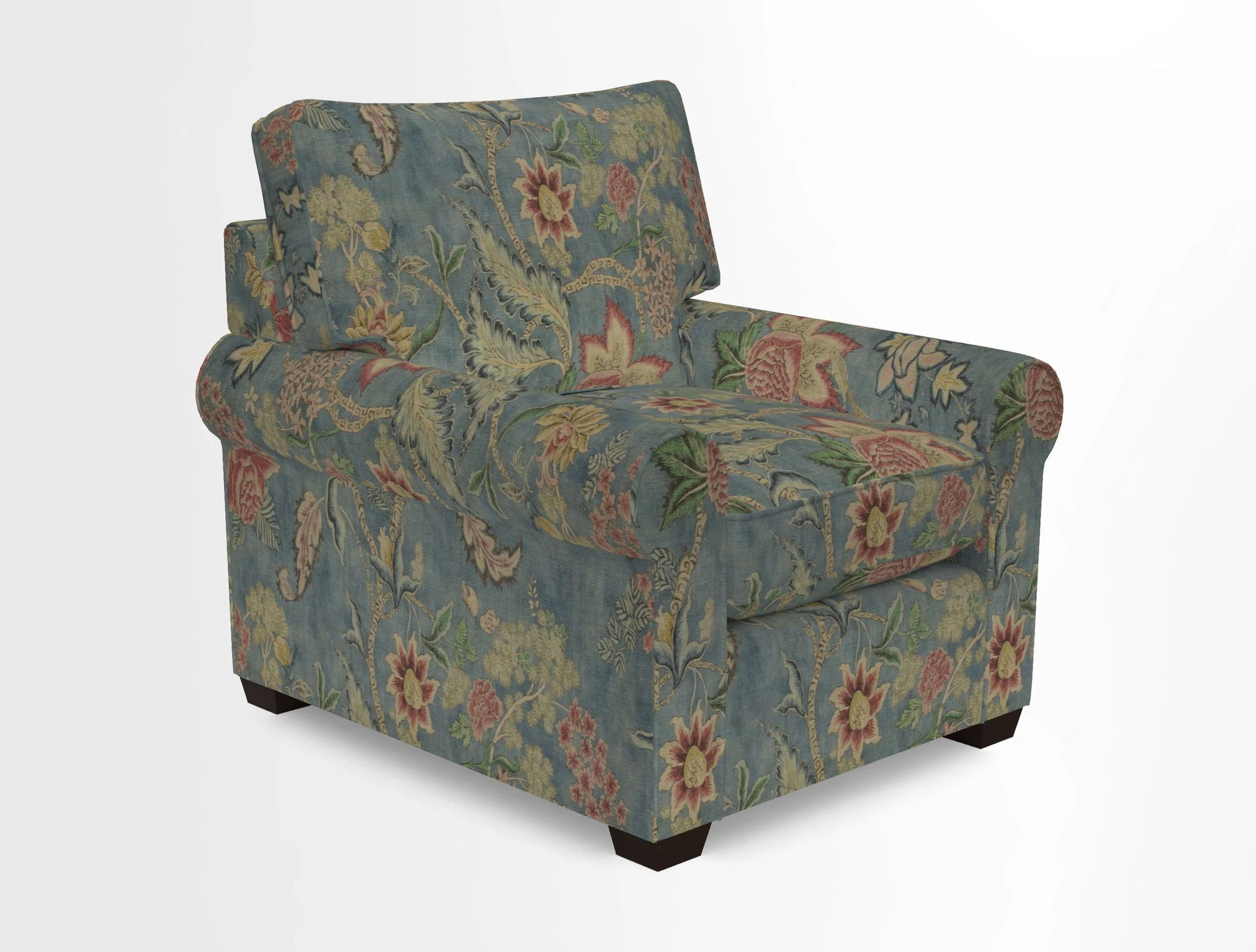 Bignor Chair in Two Tone Plain Biscuit. Loose cover option available