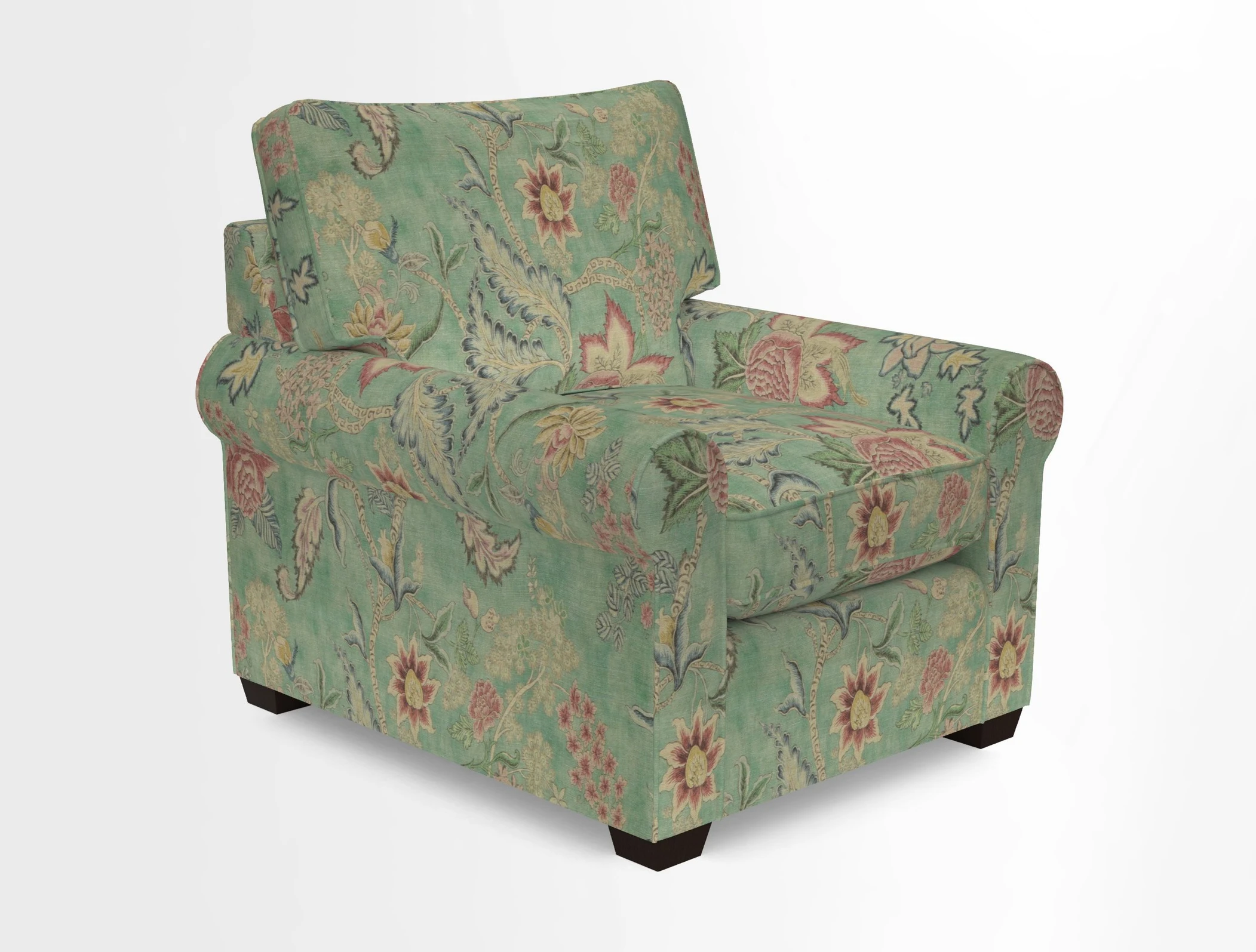 Bignor Chair in Two Tone Plain Biscuit. Loose cover option available