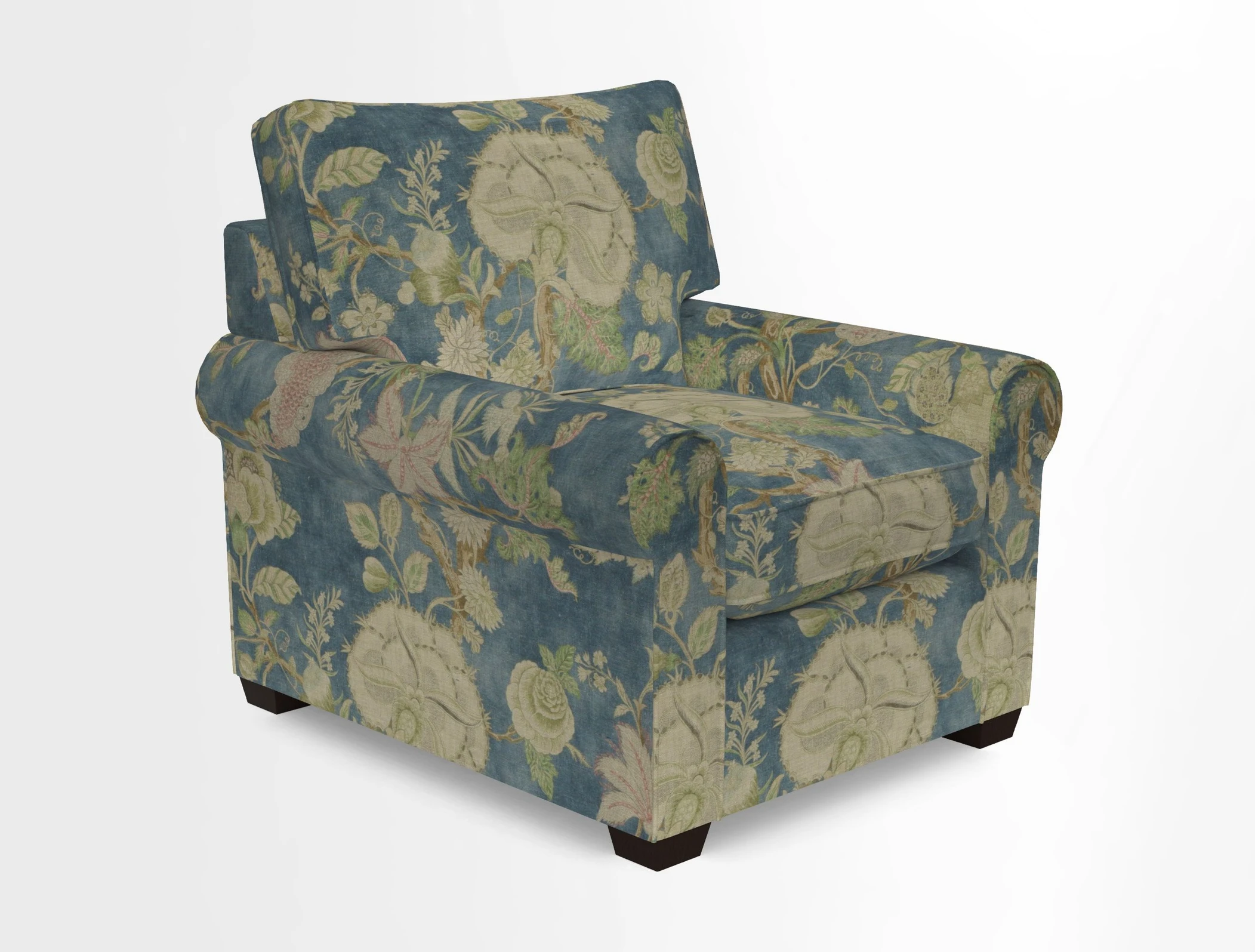 Bignor Chair in Two Tone Plain Biscuit. Loose cover option available