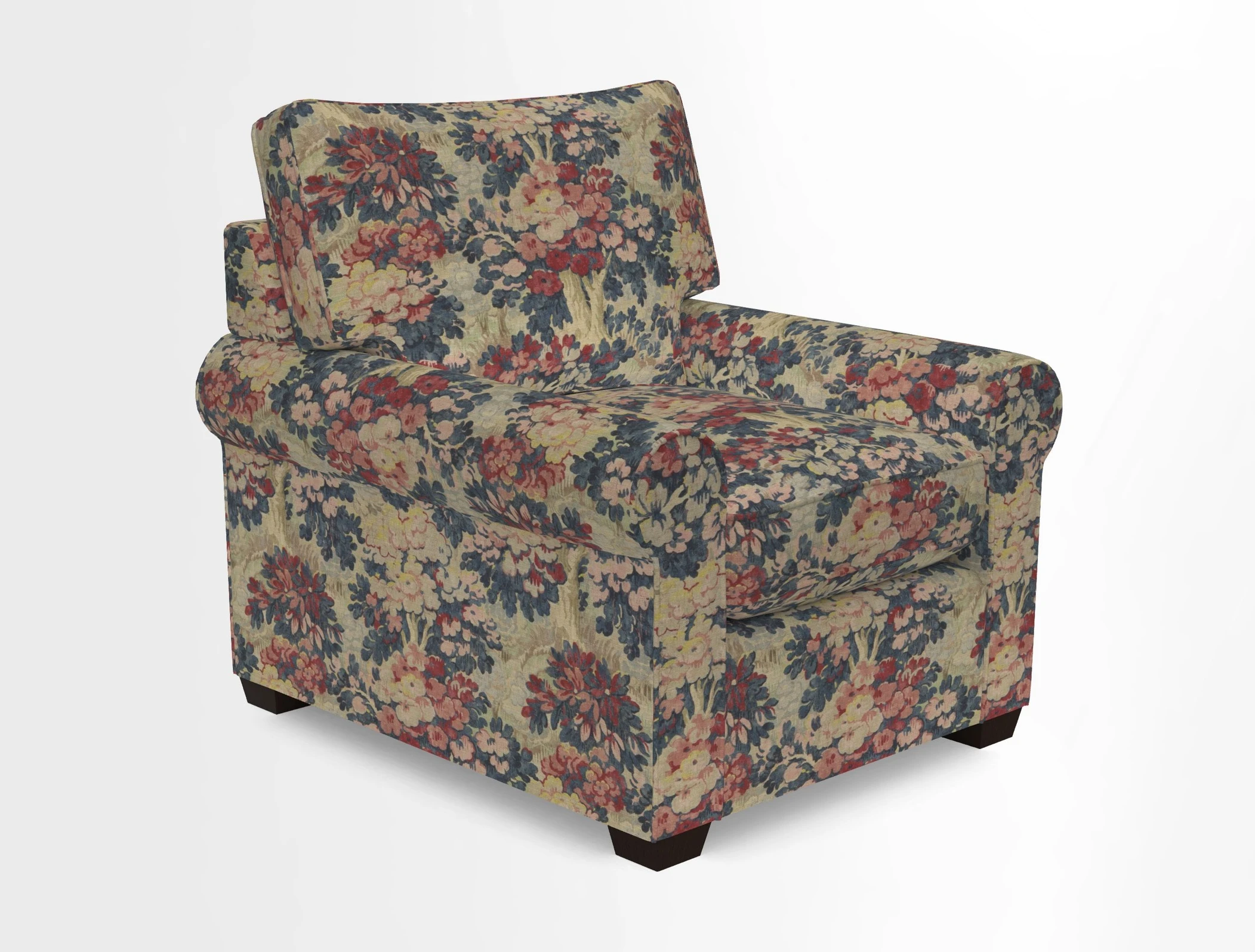 Bignor Chair in Two Tone Plain Biscuit. Loose cover option available