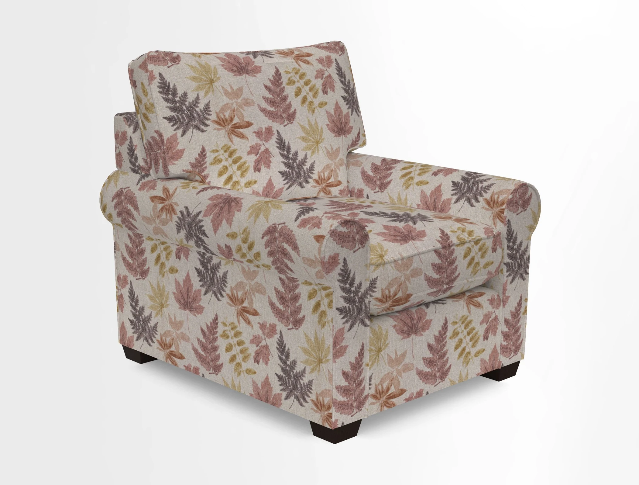 Bignor Chair in Two Tone Plain Biscuit. Loose cover option available