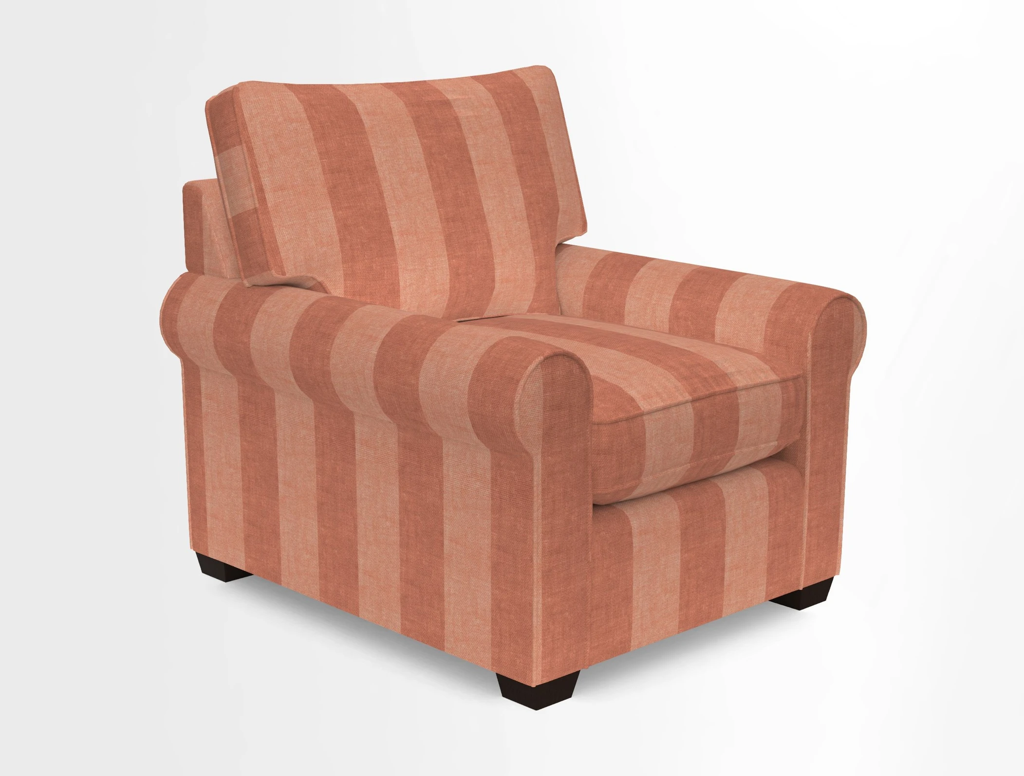 Bignor Chair in Two Tone Plain Biscuit. Loose cover option available