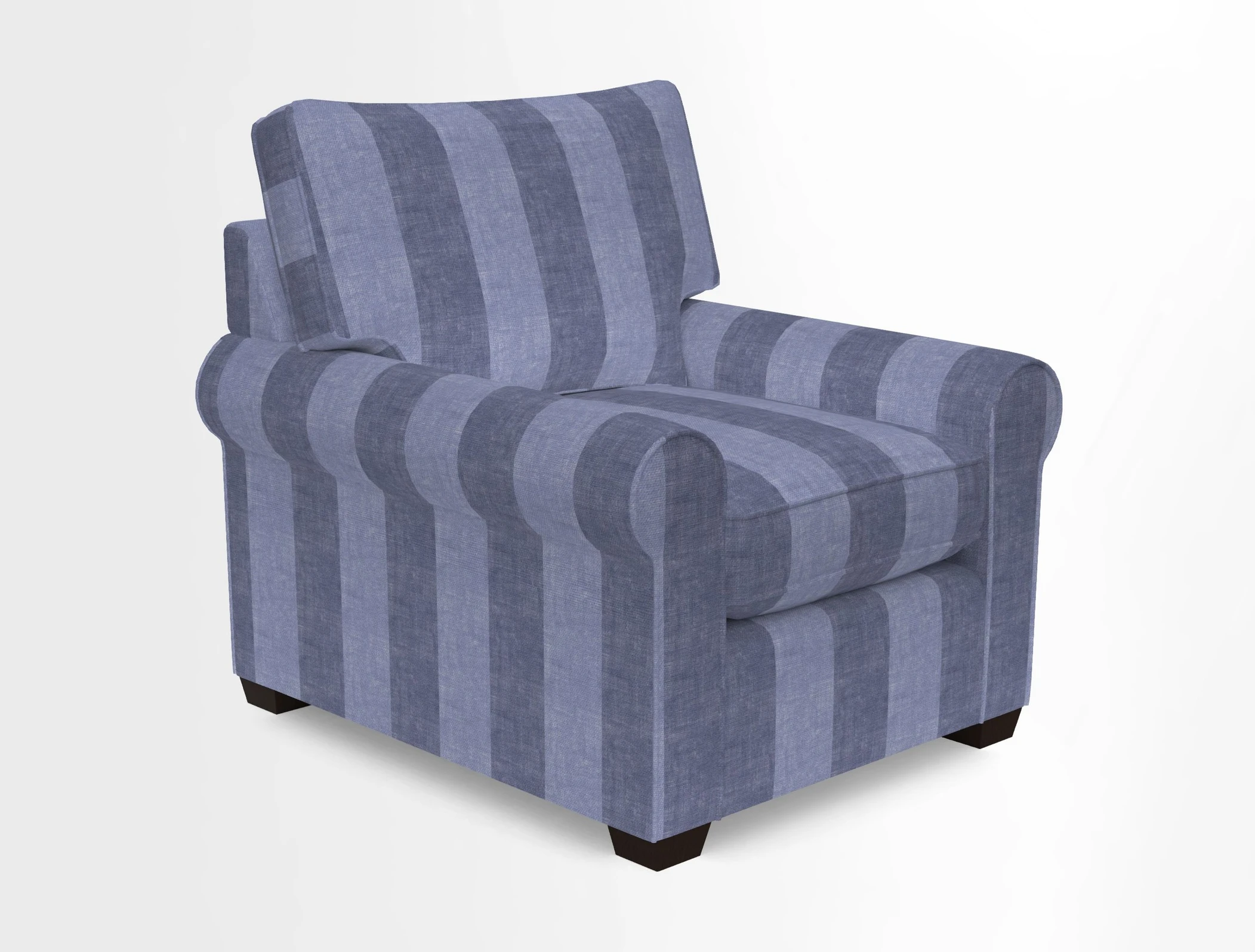 Bignor Chair in Two Tone Plain Biscuit. Loose cover option available
