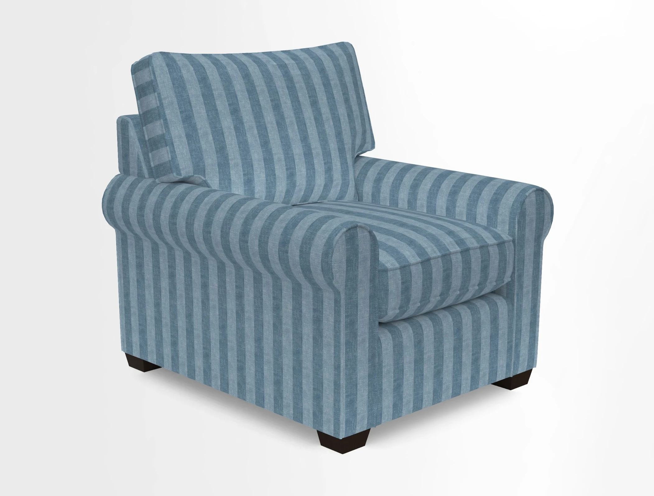 Bignor Chair in Two Tone Plain Biscuit. Loose cover option available