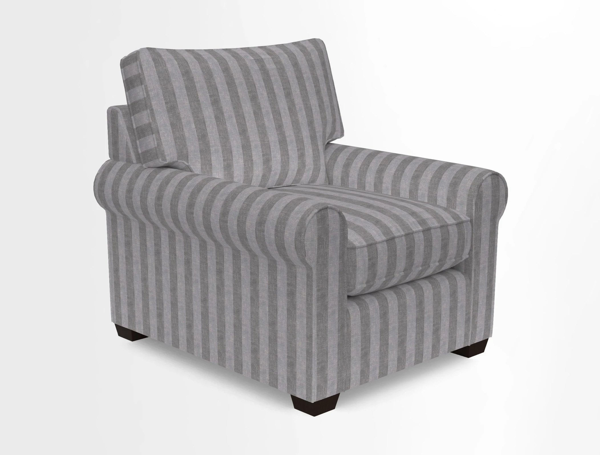 Bignor Chair in Two Tone Plain Biscuit. Loose cover option available