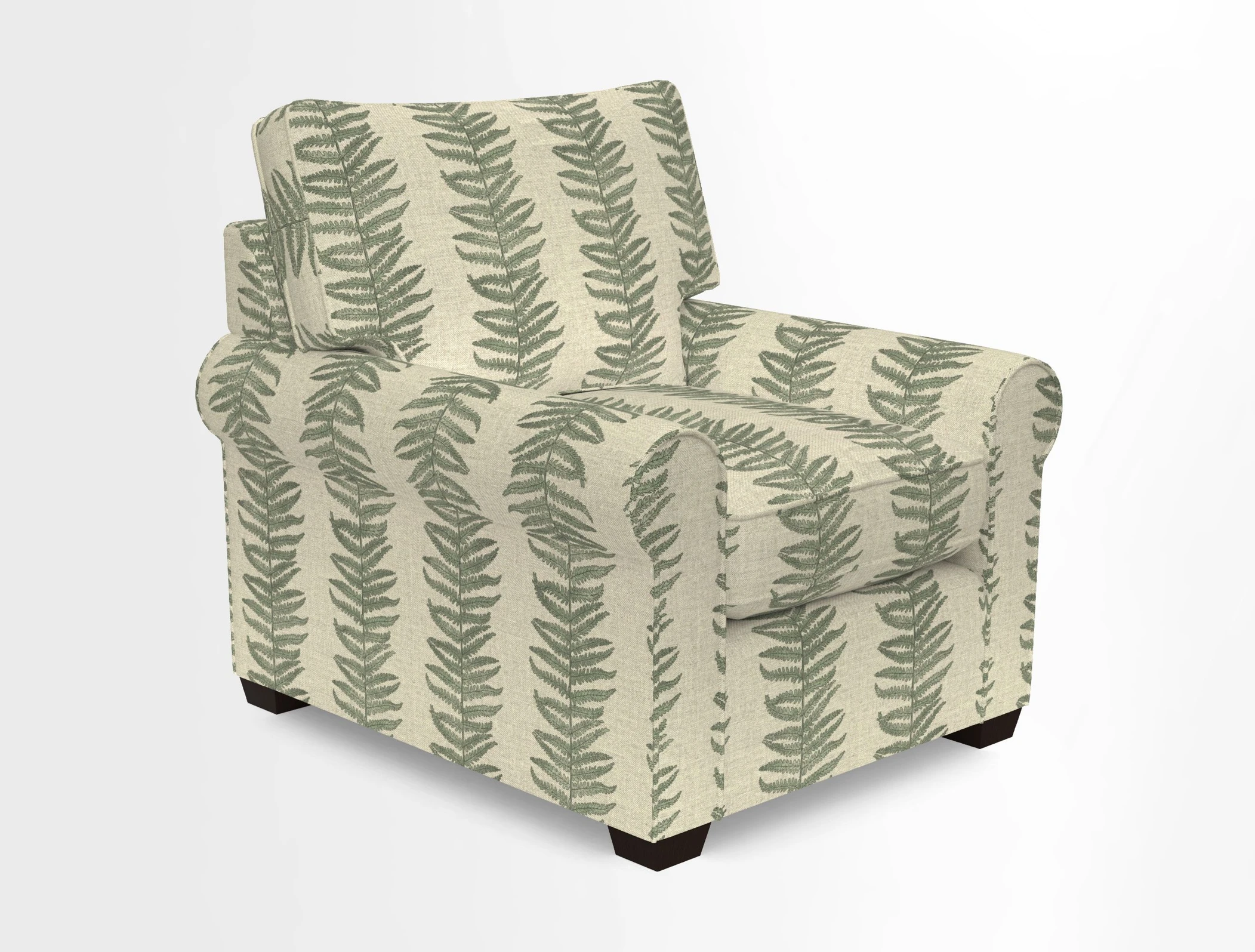 Bignor Chair in Two Tone Plain Biscuit. Loose cover option available