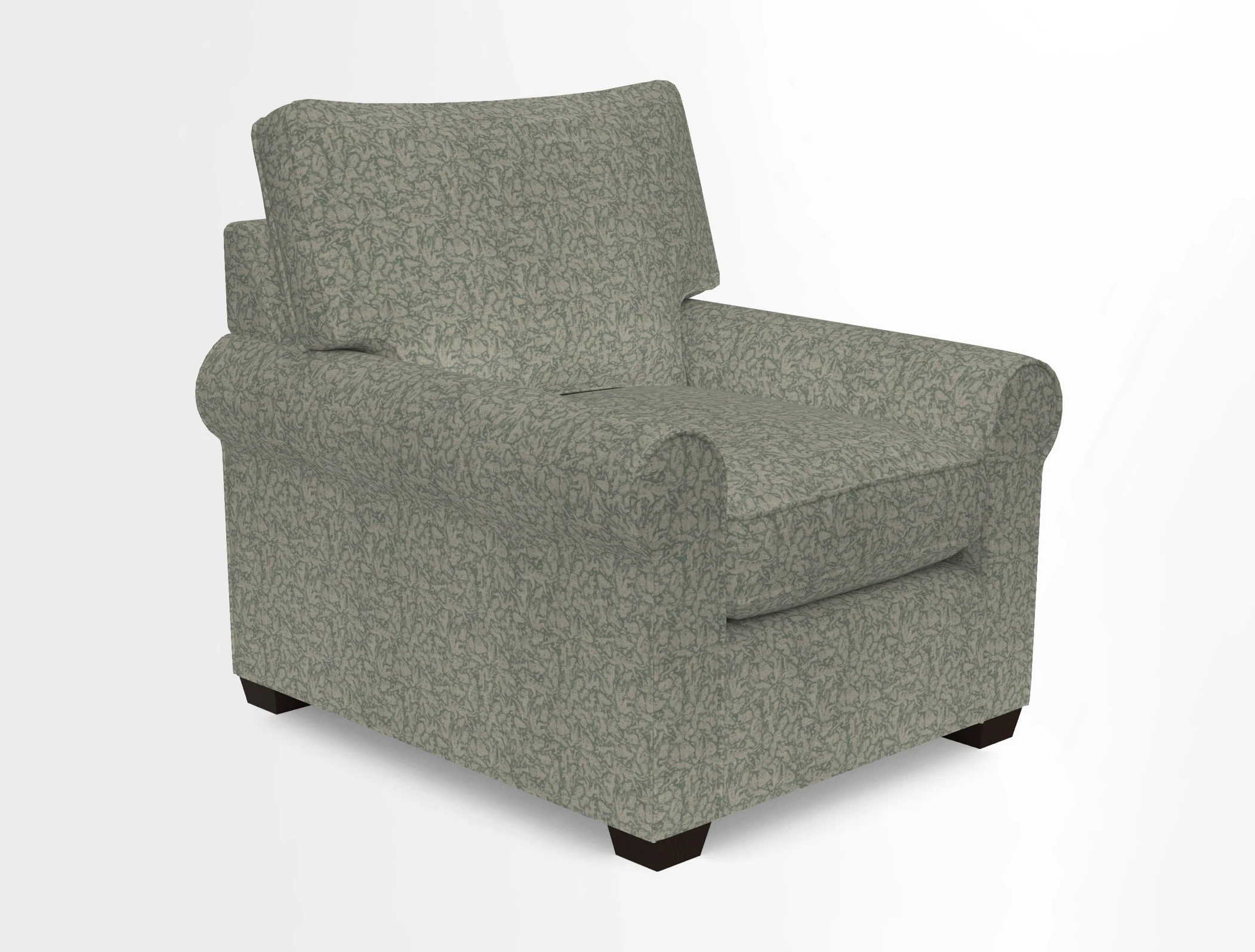 Bignor Chair in Two Tone Plain Biscuit. Loose cover option available