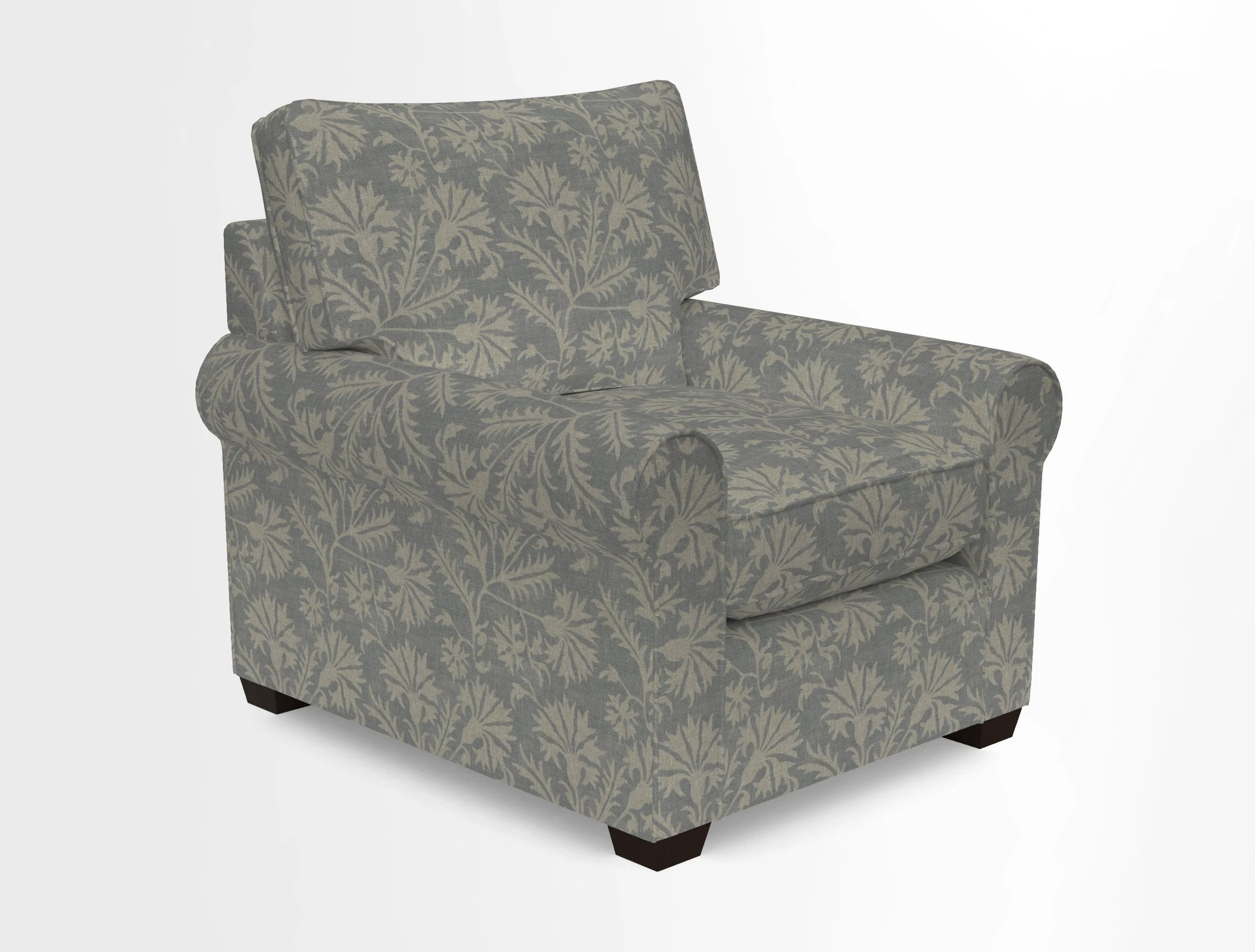Bignor Chair in Two Tone Plain Biscuit. Loose cover option available