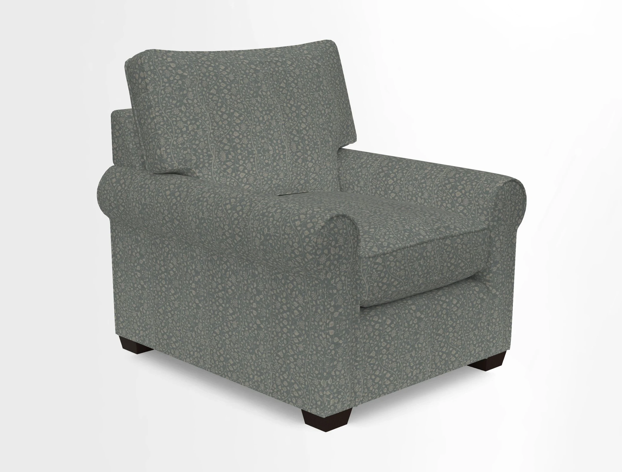 Bignor Chair in Two Tone Plain Biscuit. Loose cover option available