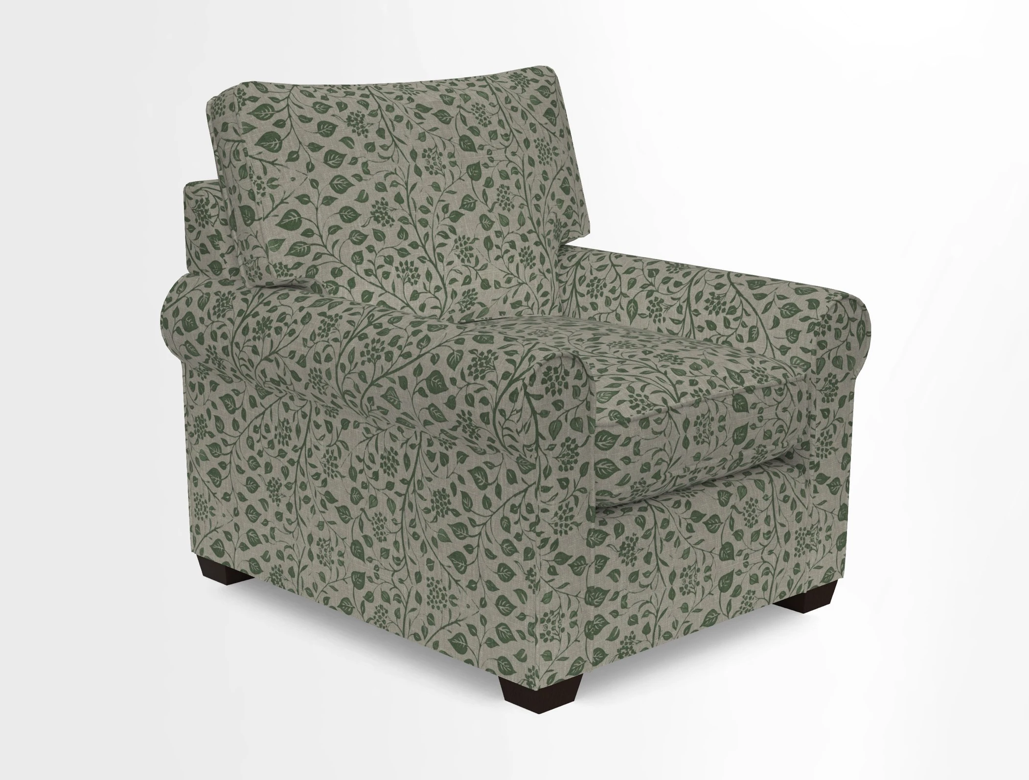 Bignor Chair in Two Tone Plain Biscuit. Loose cover option available