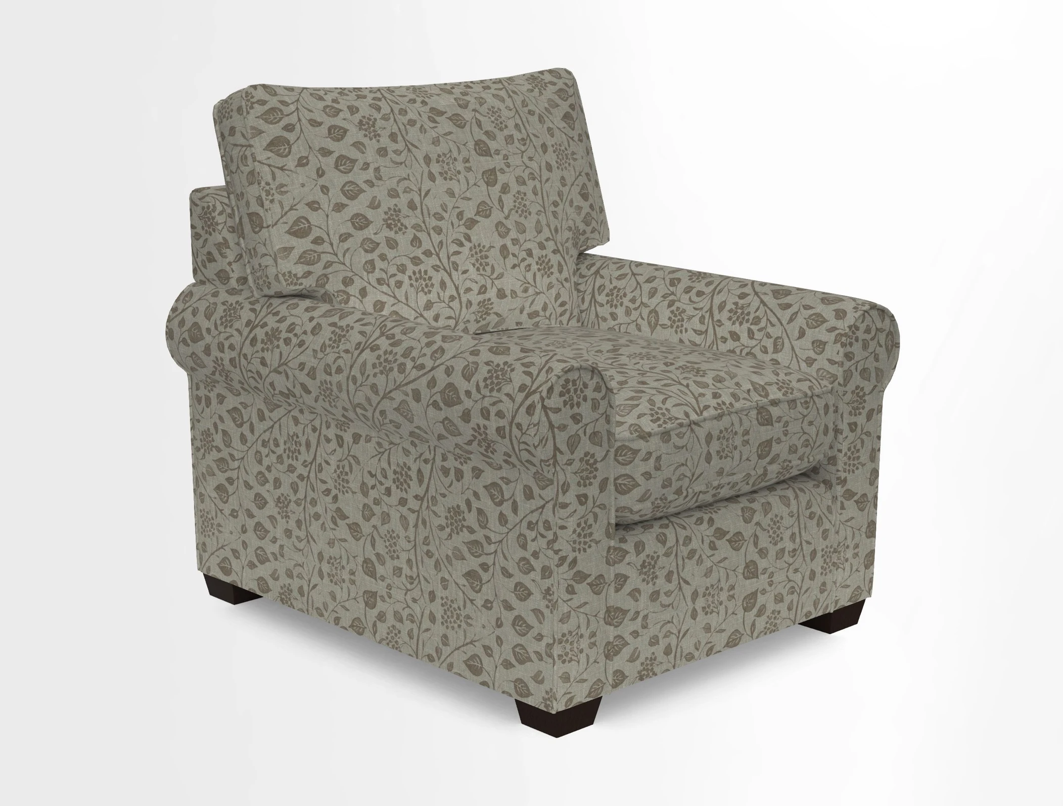 Bignor Chair in Two Tone Plain Biscuit. Loose cover option available