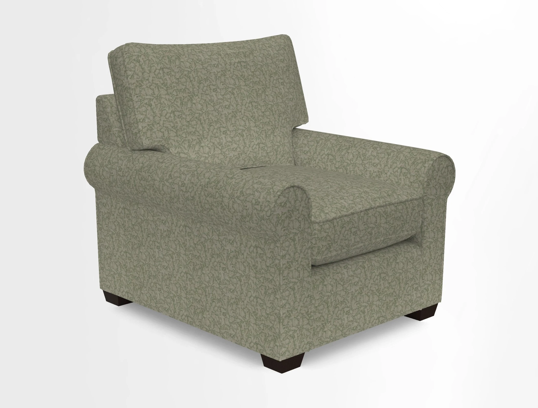 Bignor Chair in Two Tone Plain Biscuit. Loose cover option available