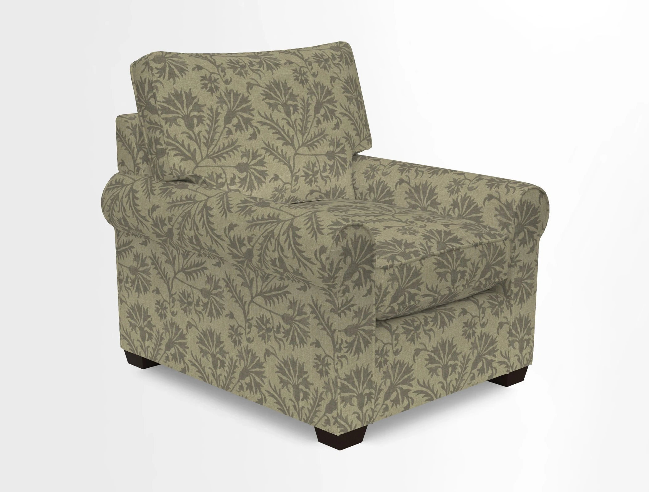 Bignor Chair in Two Tone Plain Biscuit. Loose cover option available