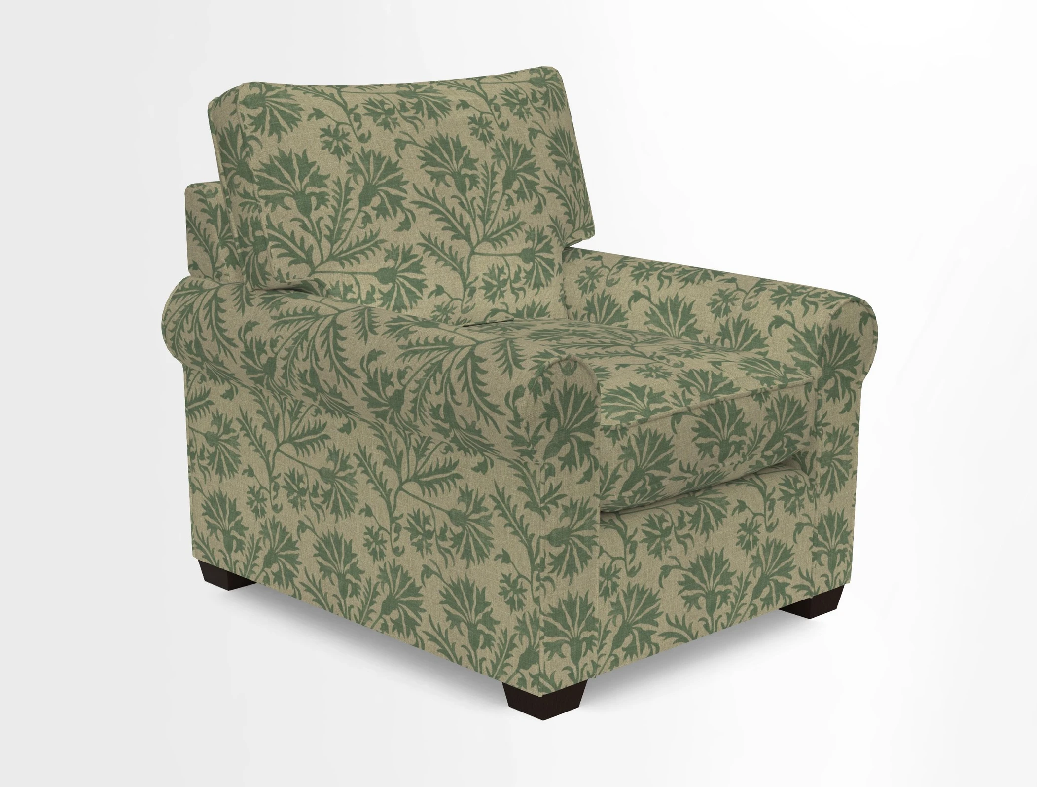 Bignor Chair in Two Tone Plain Biscuit. Loose cover option available