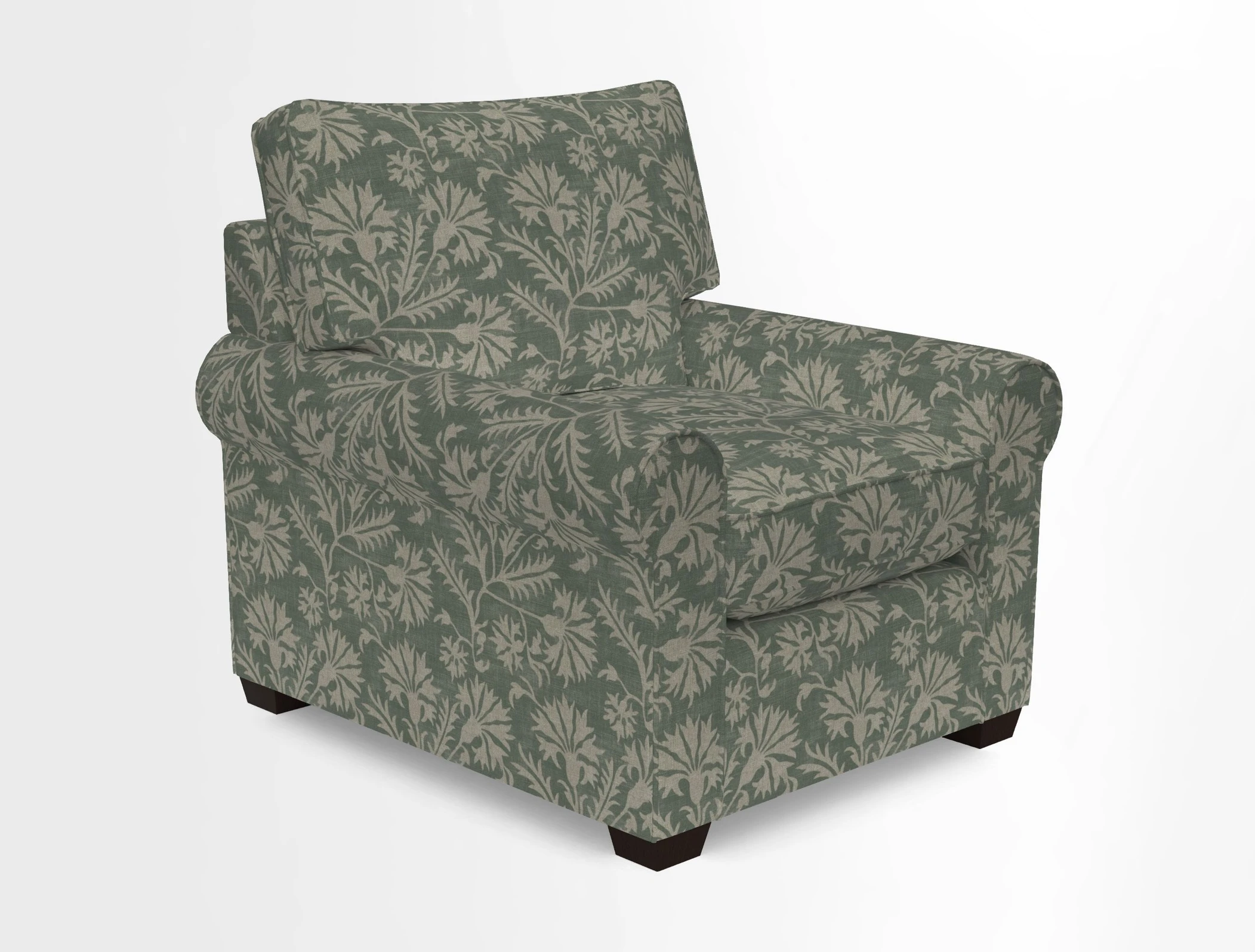 Bignor Chair in Two Tone Plain Biscuit. Loose cover option available