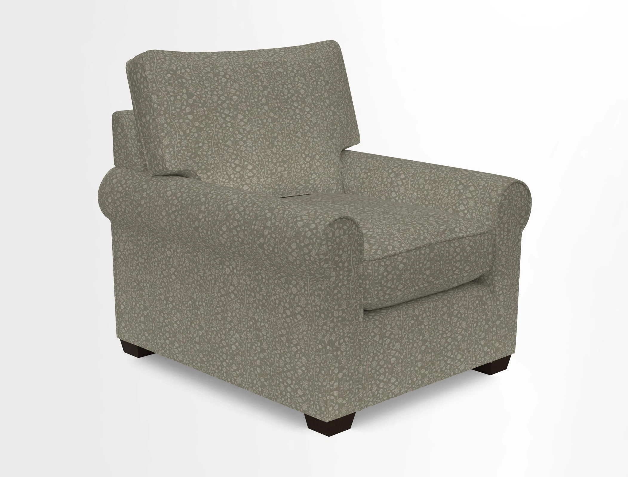 Bignor Chair in Two Tone Plain Biscuit. Loose cover option available