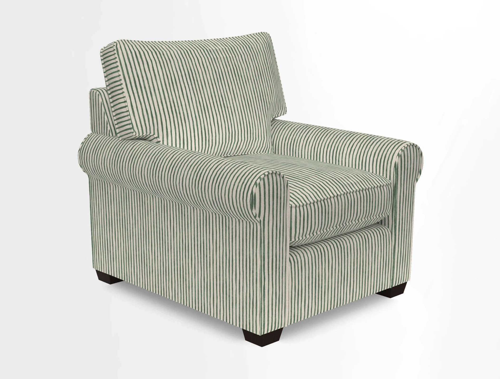 Bignor Chair in Two Tone Plain Biscuit. Loose cover option available