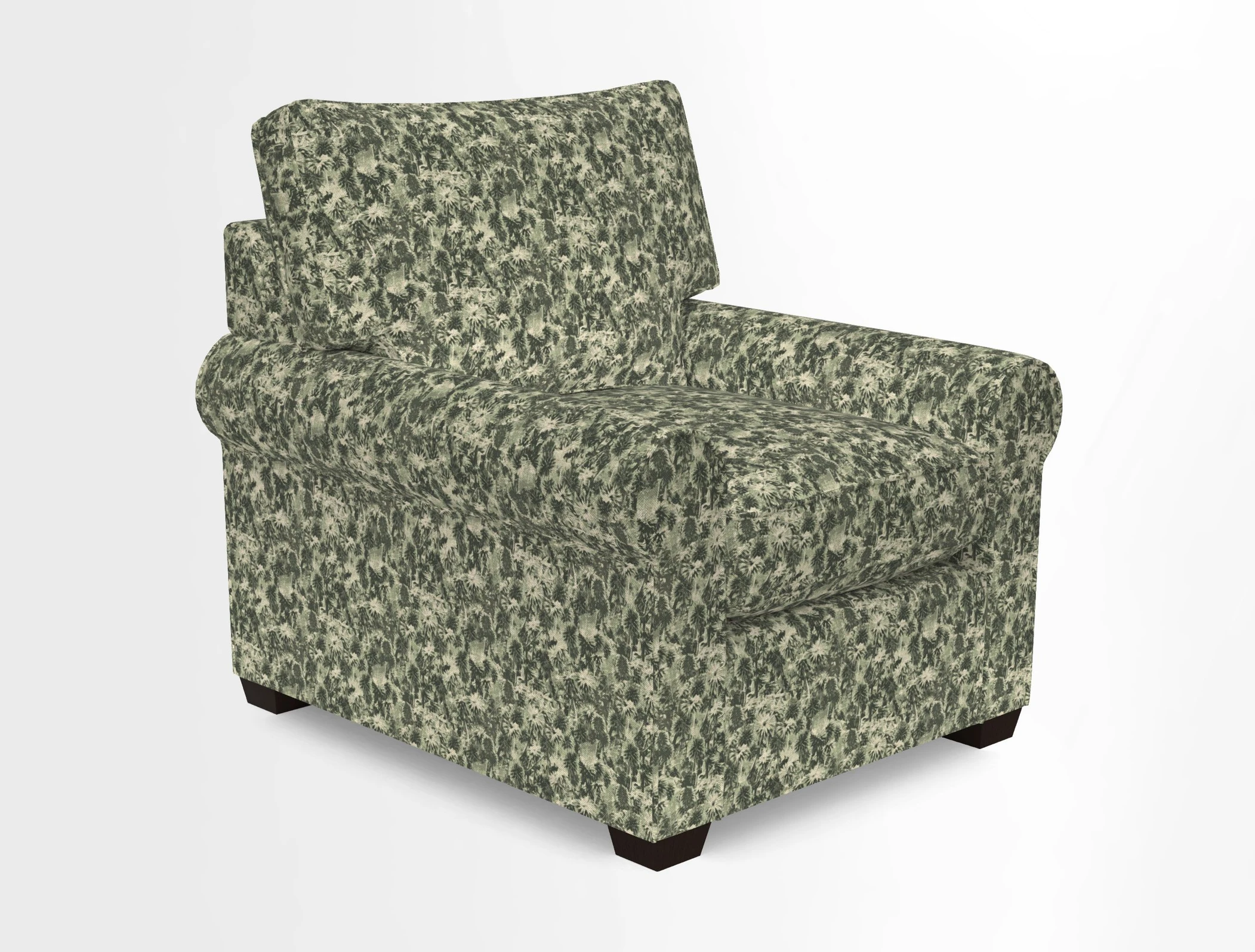 Bignor Chair in Two Tone Plain Biscuit. Loose cover option available