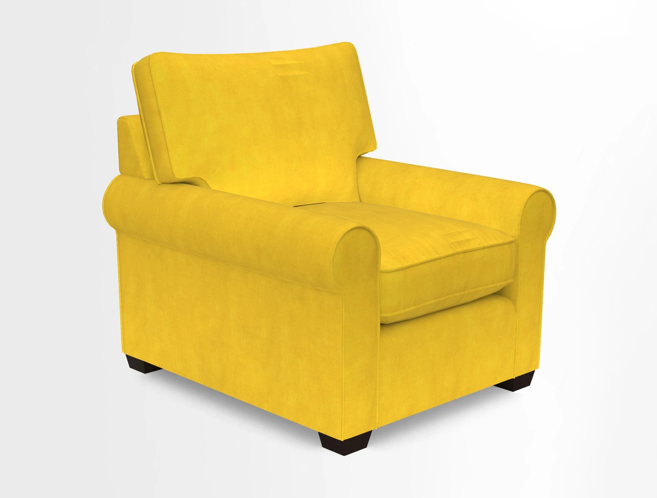 Bignor Chair in Two Tone Plain Biscuit. Loose cover option available