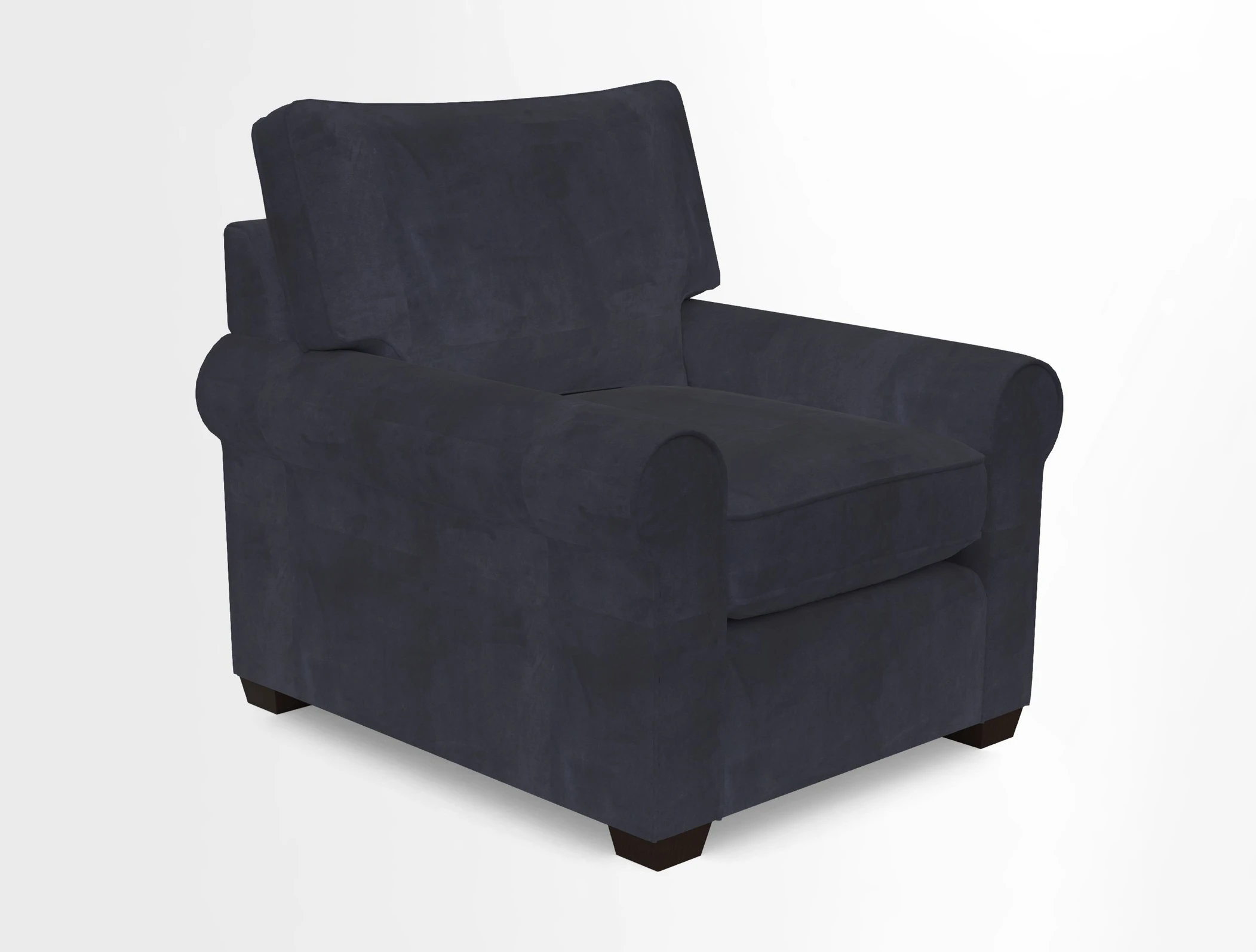 Bignor Chair in Two Tone Plain Biscuit. Loose cover option available