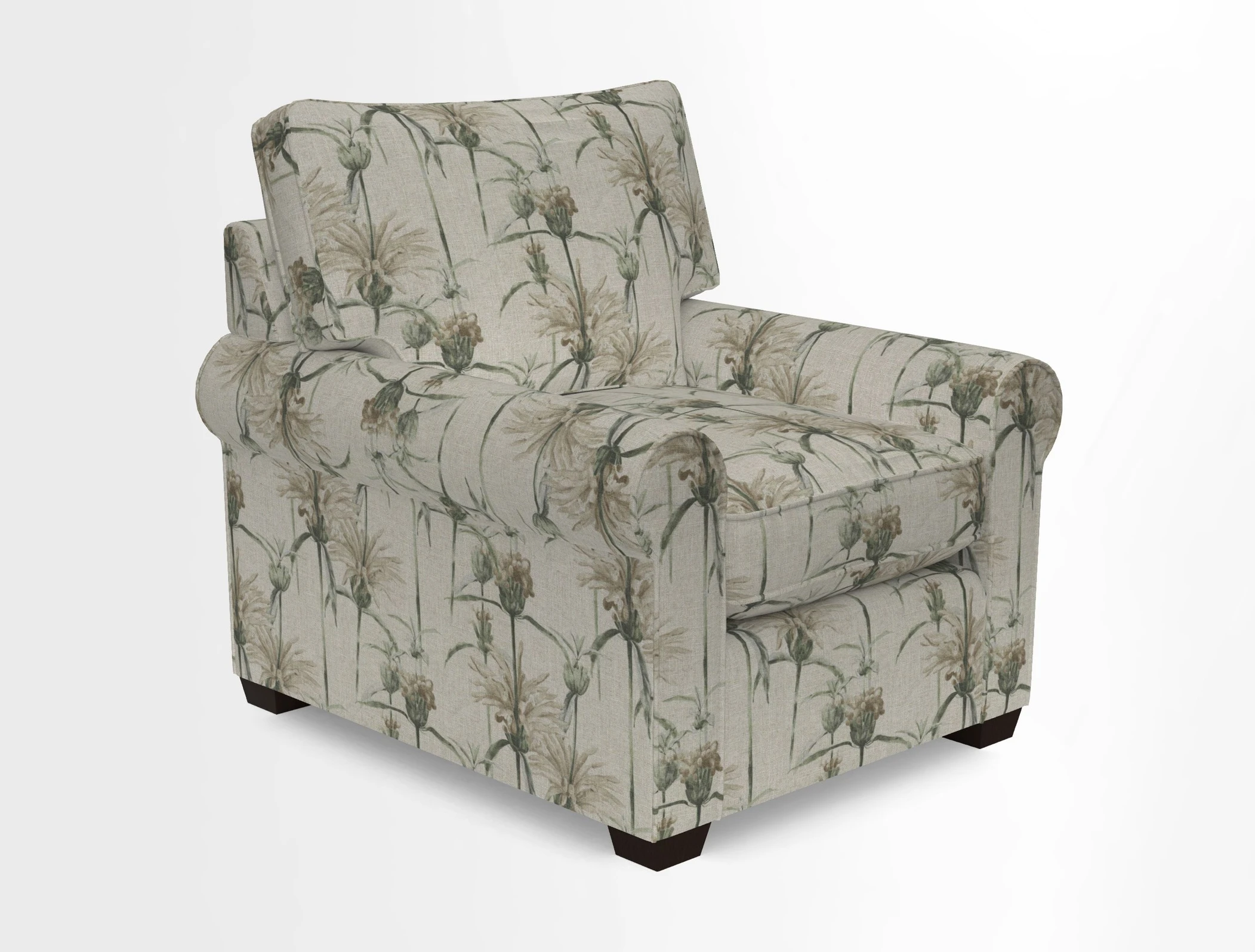 Bignor Chair in Two Tone Plain Biscuit. Loose cover option available