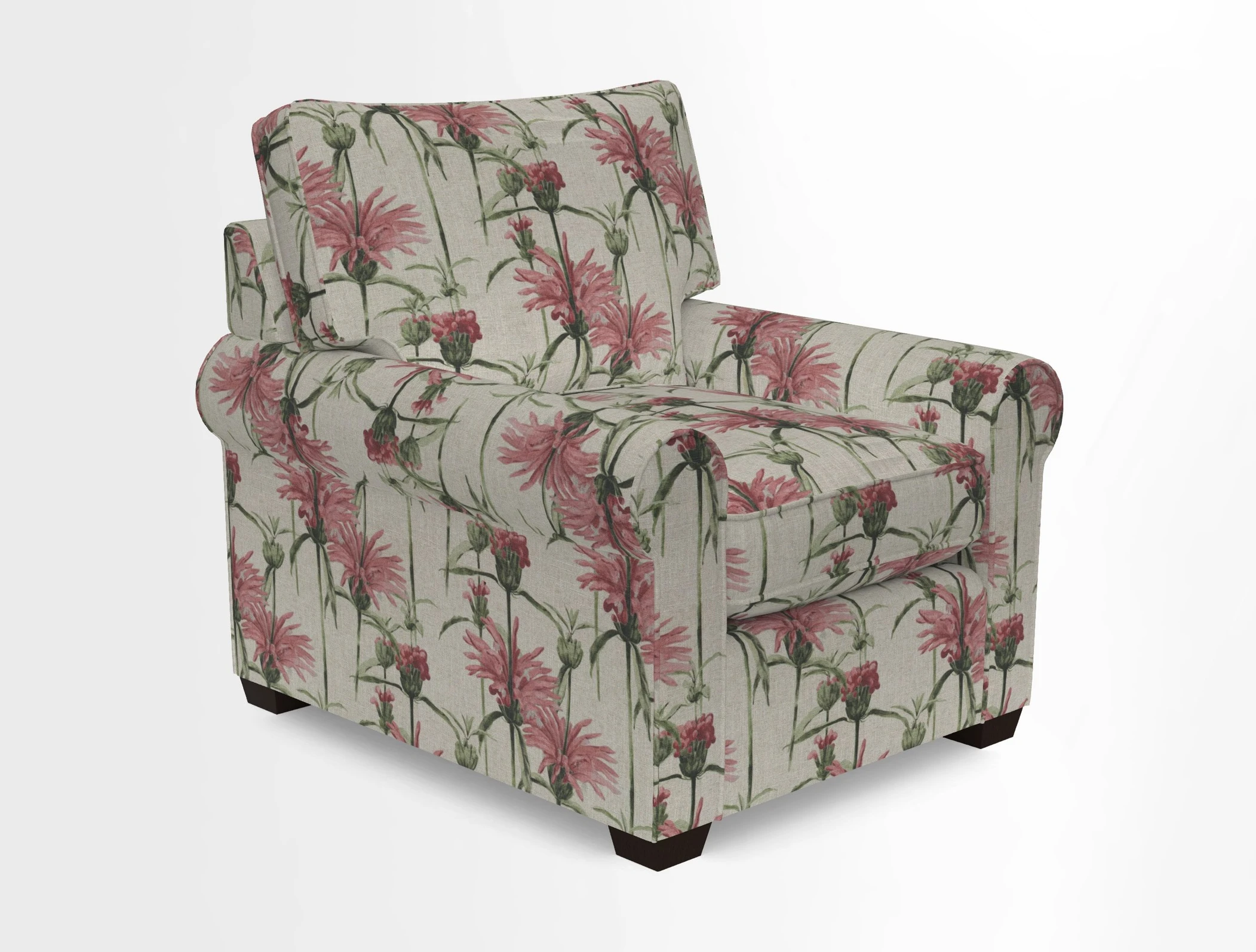 Bignor Chair in Two Tone Plain Biscuit. Loose cover option available