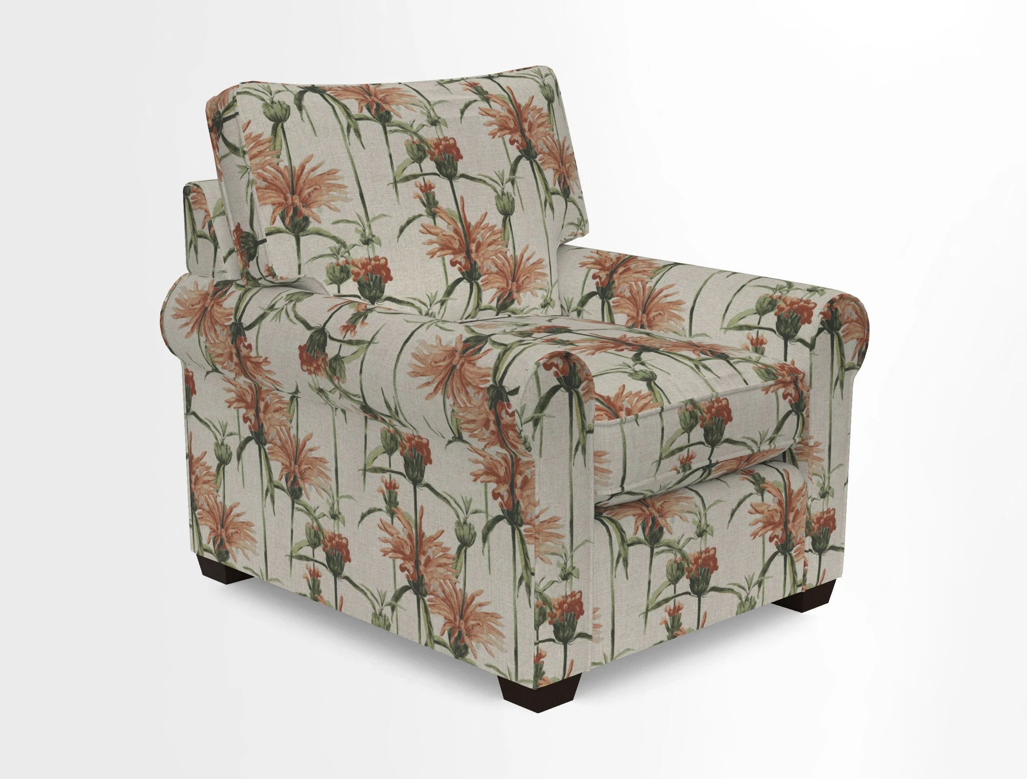 Bignor Chair in Two Tone Plain Biscuit. Loose cover option available