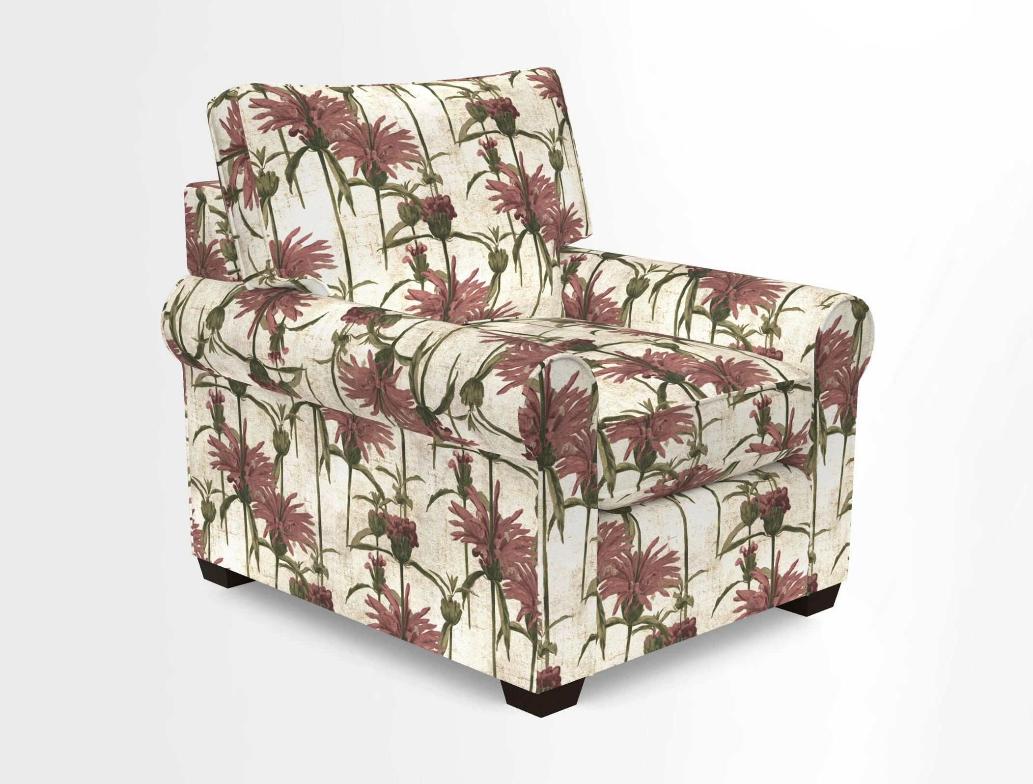 Bignor Chair in Two Tone Plain Biscuit. Loose cover option available
