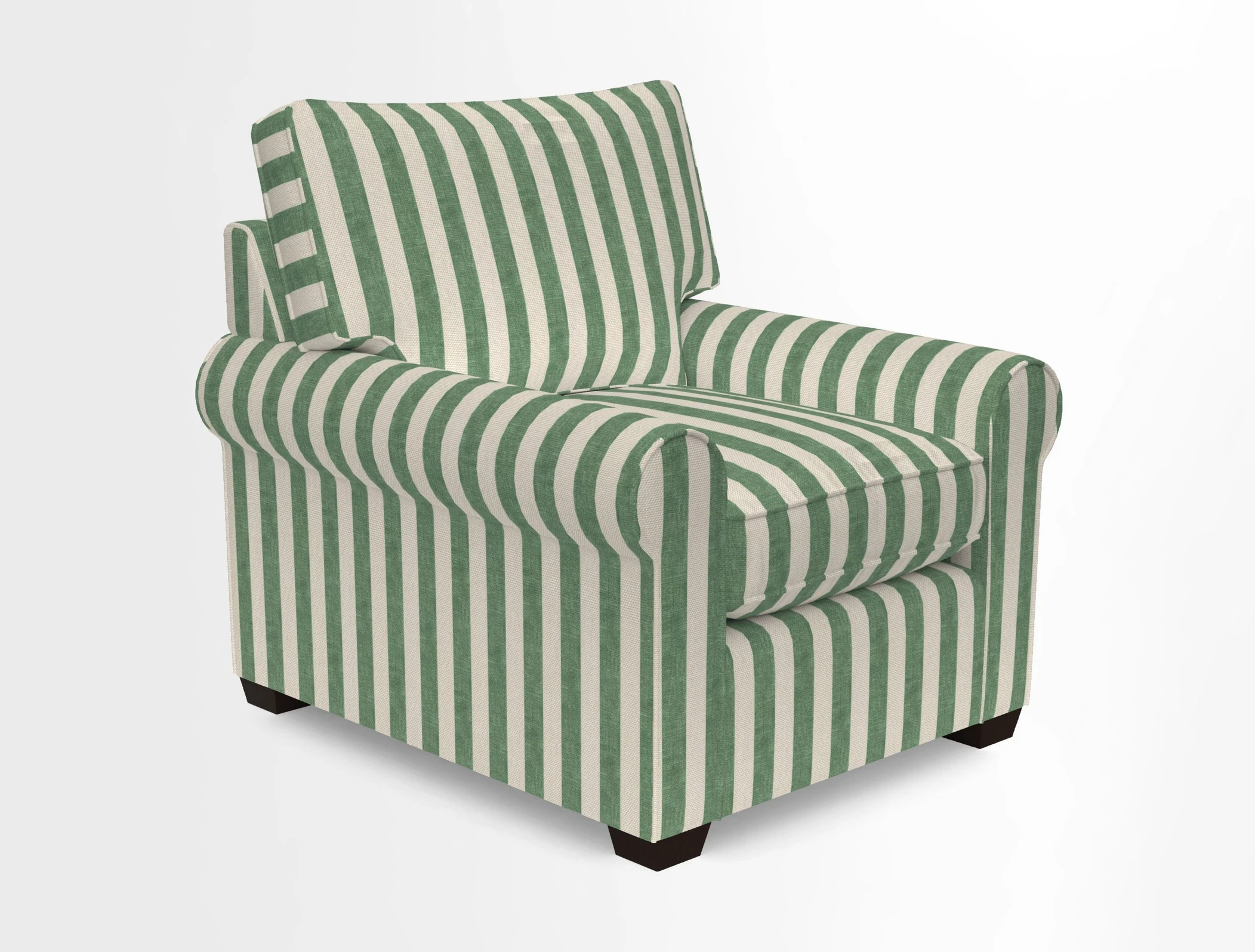 Bignor Chair in Two Tone Plain Biscuit. Loose cover option available