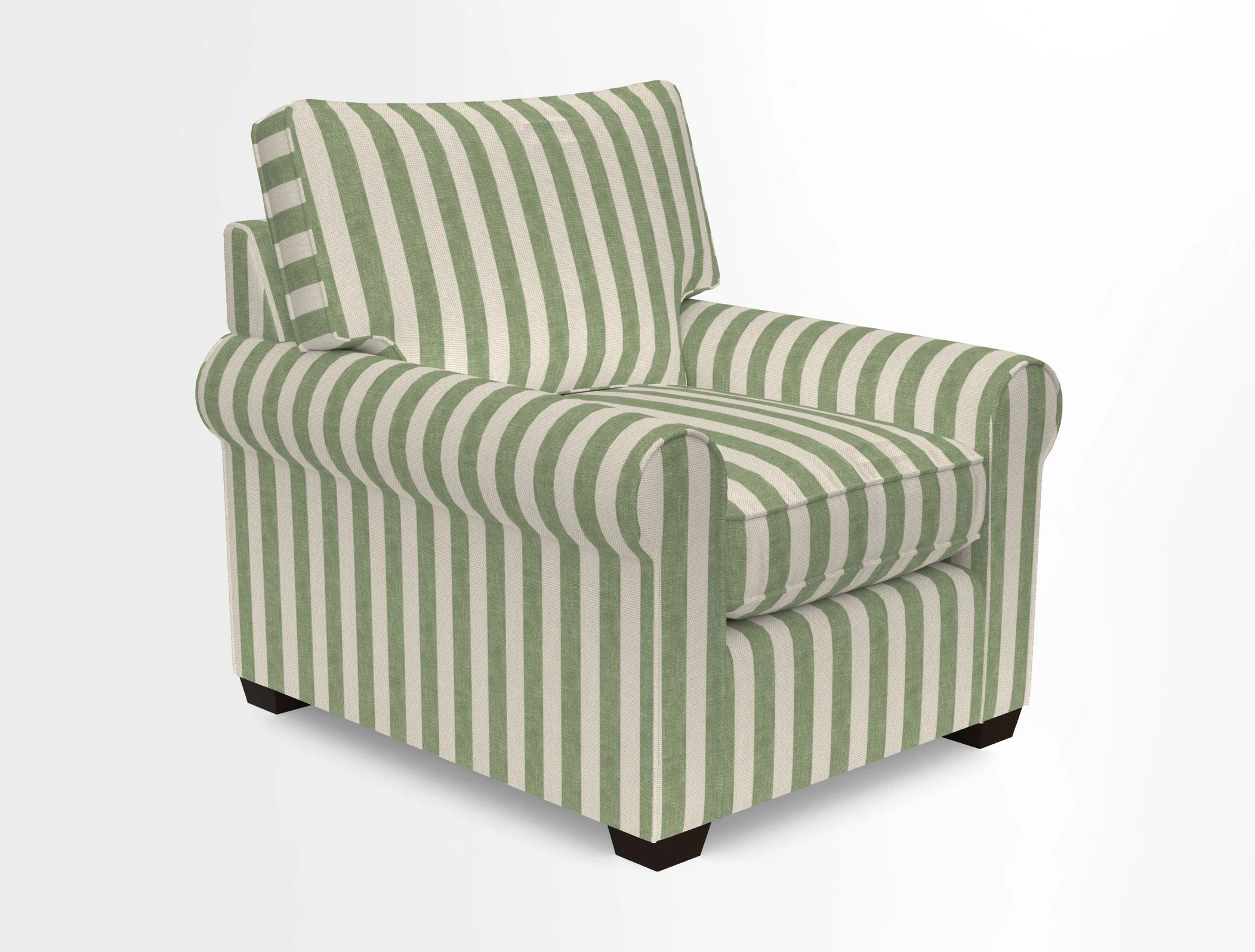 Bignor Chair in Two Tone Plain Biscuit. Loose cover option available