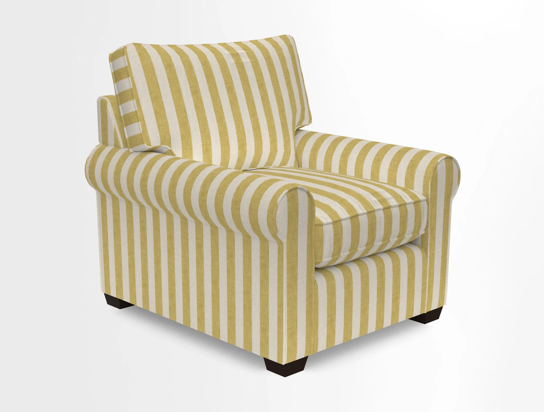 Bignor Chair in Two Tone Plain Biscuit. Loose cover option available