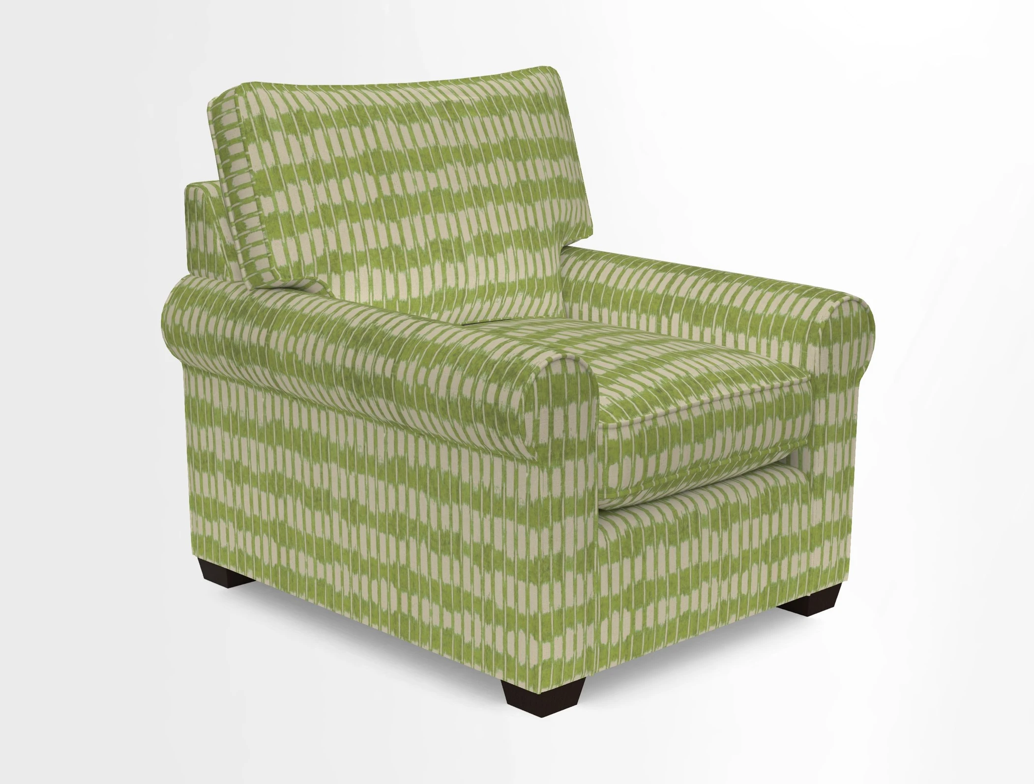 Bignor Chair in Two Tone Plain Biscuit. Loose cover option available