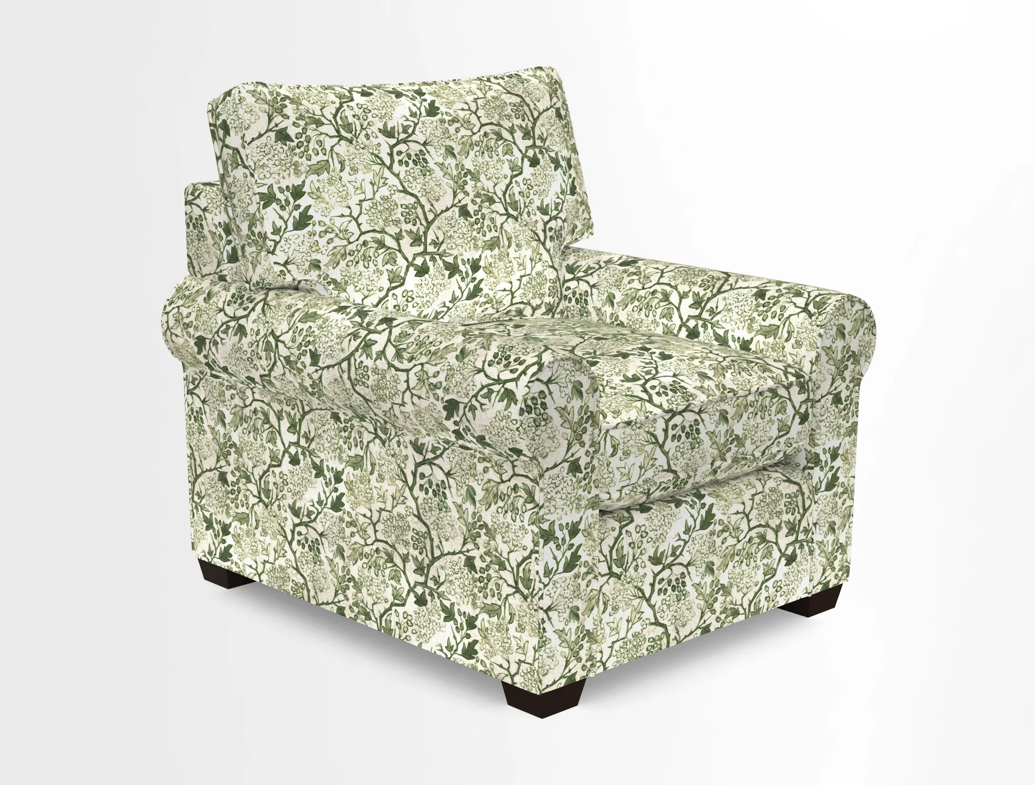Bignor Chair in Two Tone Plain Biscuit. Loose cover option available