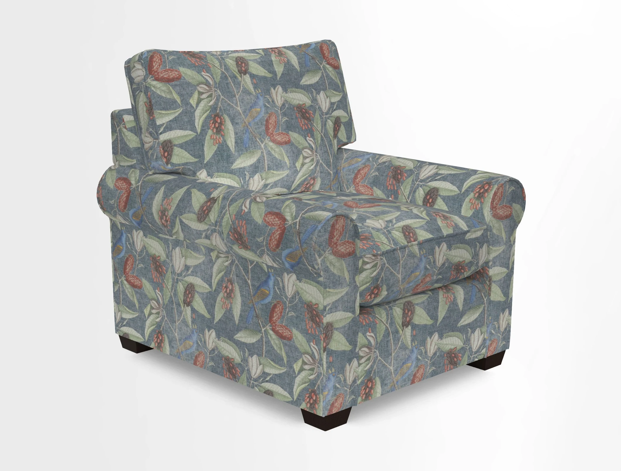 Bignor Chair in Two Tone Plain Biscuit. Loose cover option available