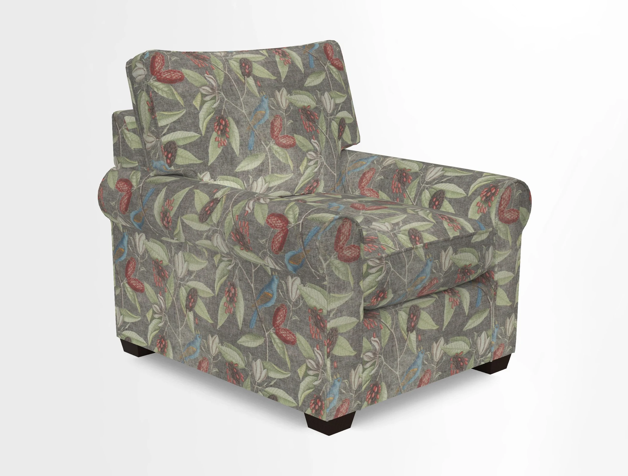Bignor Chair in Two Tone Plain Biscuit. Loose cover option available