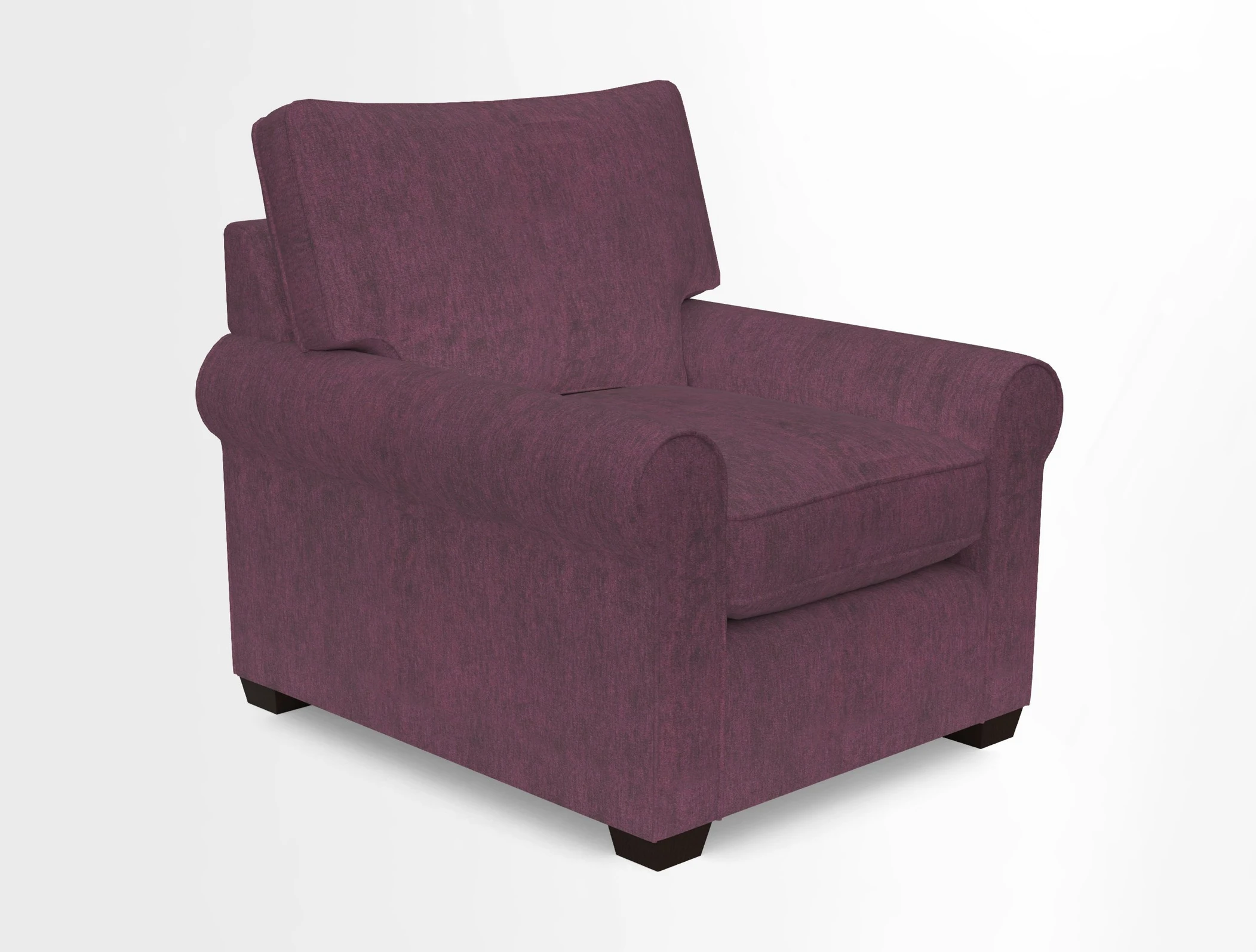 Bignor Chair in Two Tone Plain Biscuit. Loose cover option available