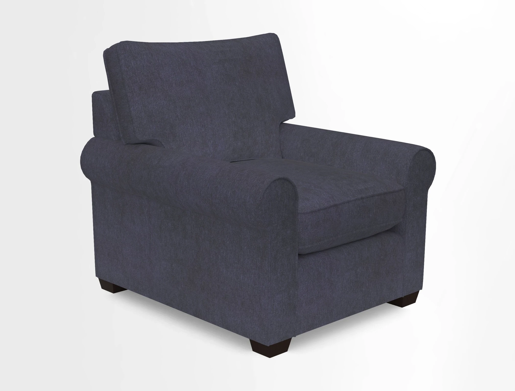 Bignor Chair in Two Tone Plain Biscuit. Loose cover option available