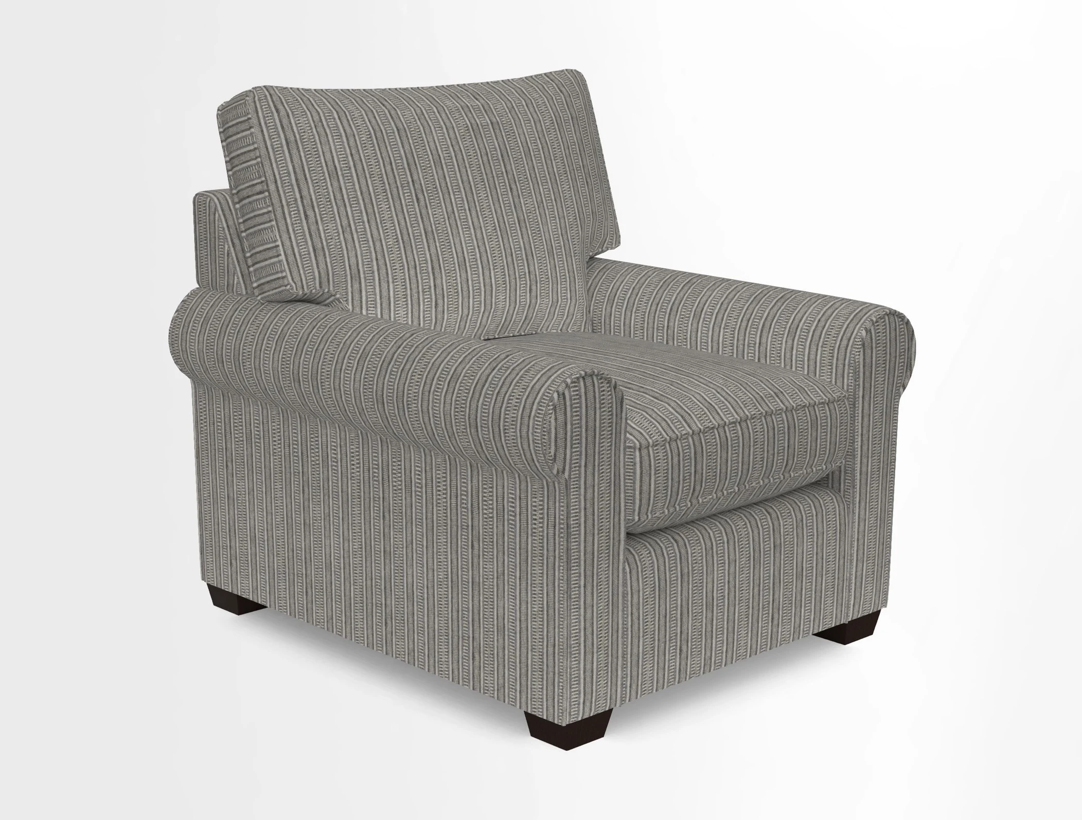 Bignor Chair in Two Tone Plain Biscuit. Loose cover option available