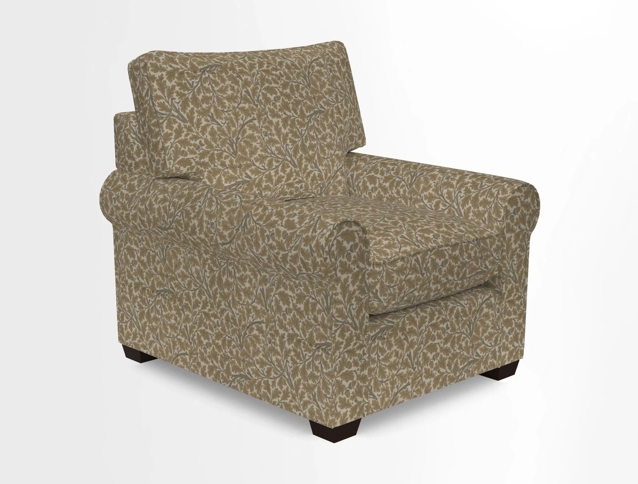 Bignor Chair in Two Tone Plain Biscuit. Loose cover option available